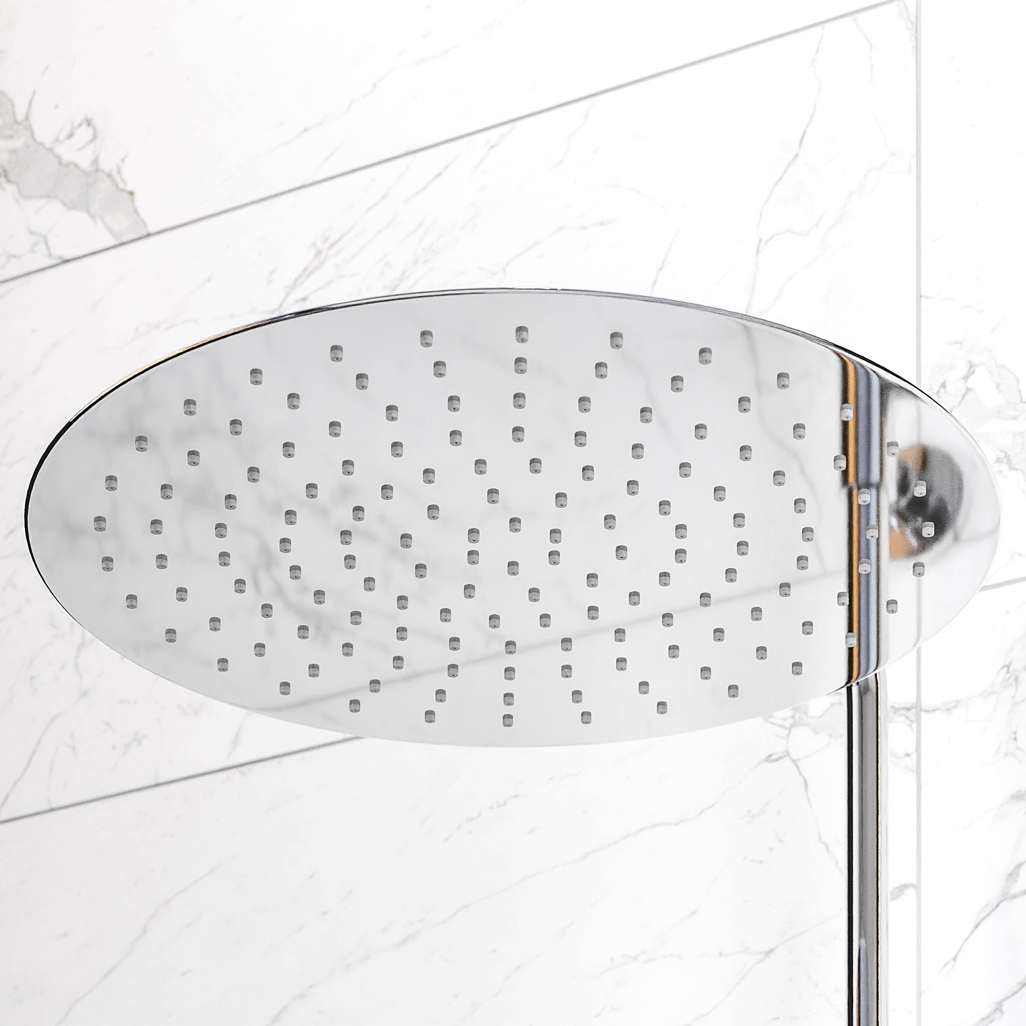 Dragør Takduschset m/Termostat blandare och 40 cm takdusch, 160 C/C - Duschsystem - Bath Deluxe - Dragør - 31-120-09-60-00 - BATHDELUXE SWEDEN