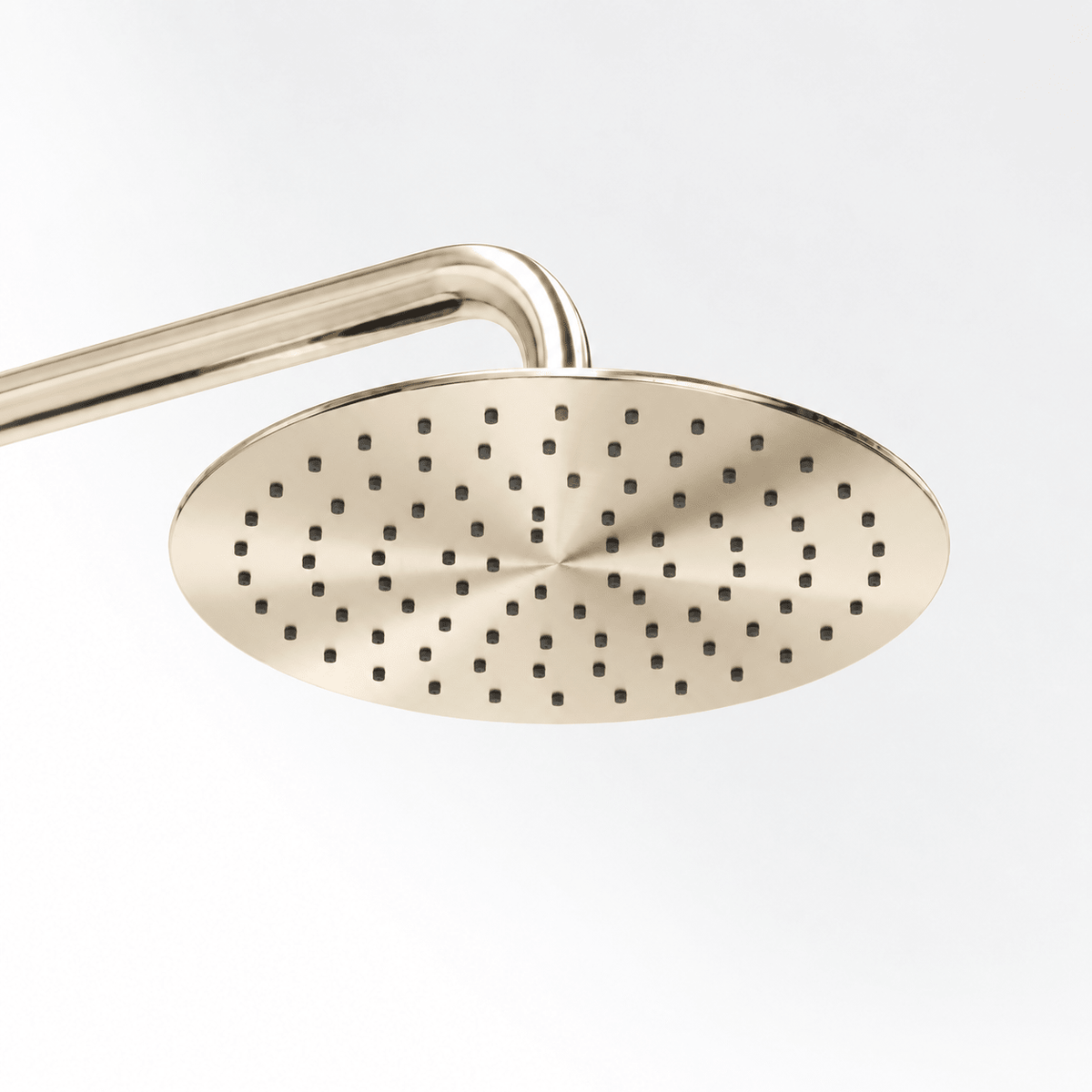 Shower system with thermostatic mixer 160mm C/C - Ø250 mm overhead shower, hand shower - polished brass - Dragør - MASTERSTORE - 8595677195705 - Showersystems - 31-120-10-64-00 - 8595677195705
