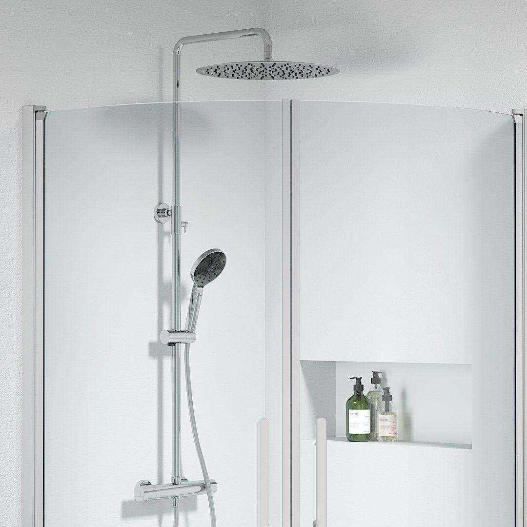 Dragør, Duschrörsset, Svart Matta - 15 cm - Duschrörsset - BATH DELUXE - EXCLUSIVE - 31-120-13-63-00 - BATHDELUXE SWEDEN