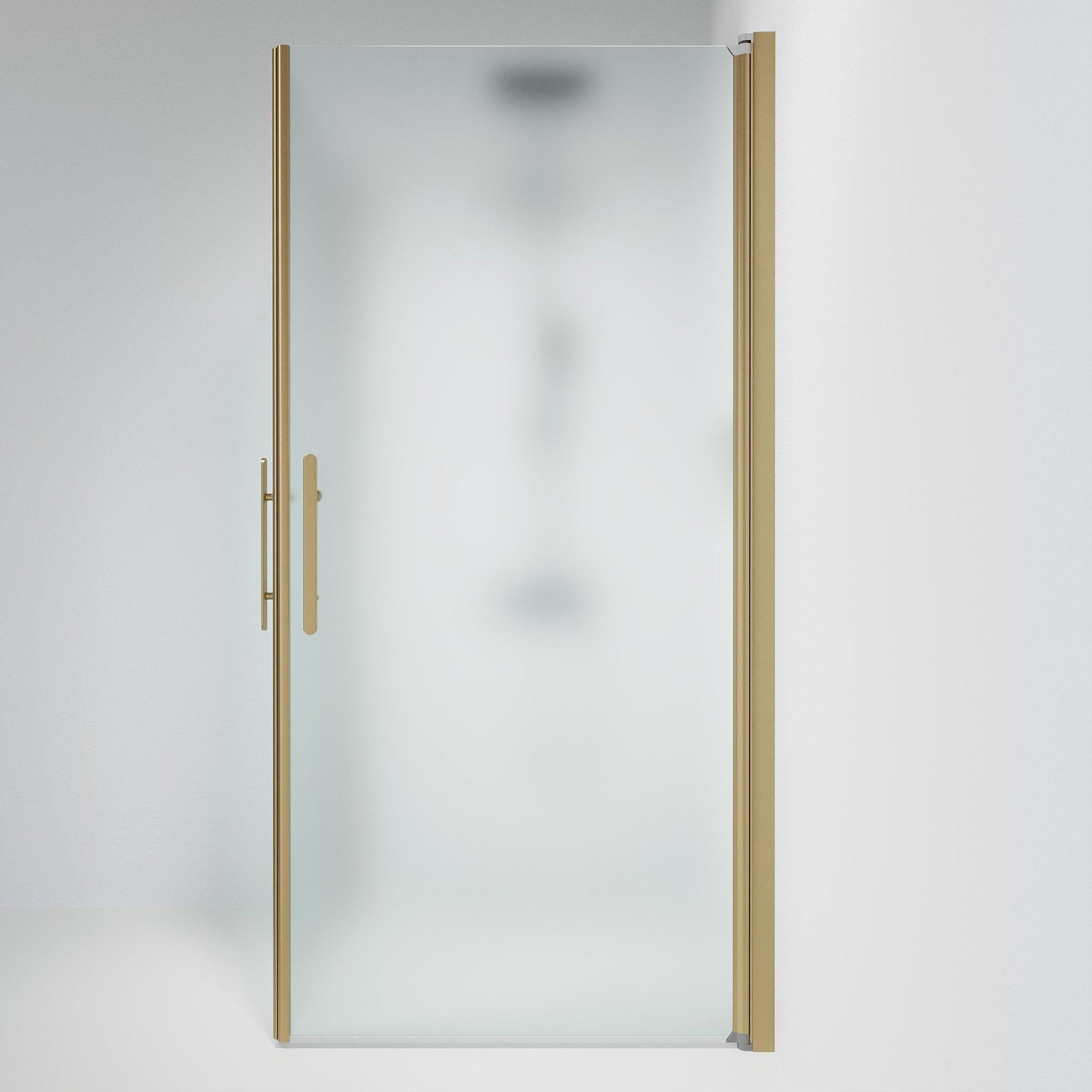 Kvadratisk - Frostad, Duschset - Kvadratisk, Matt/Brons - 80 cm - Duschkabinset - Kod - BATH DELUXE - PRESTIGE - 36-809-70-55-00 - BATHDELUXE SWEDEN