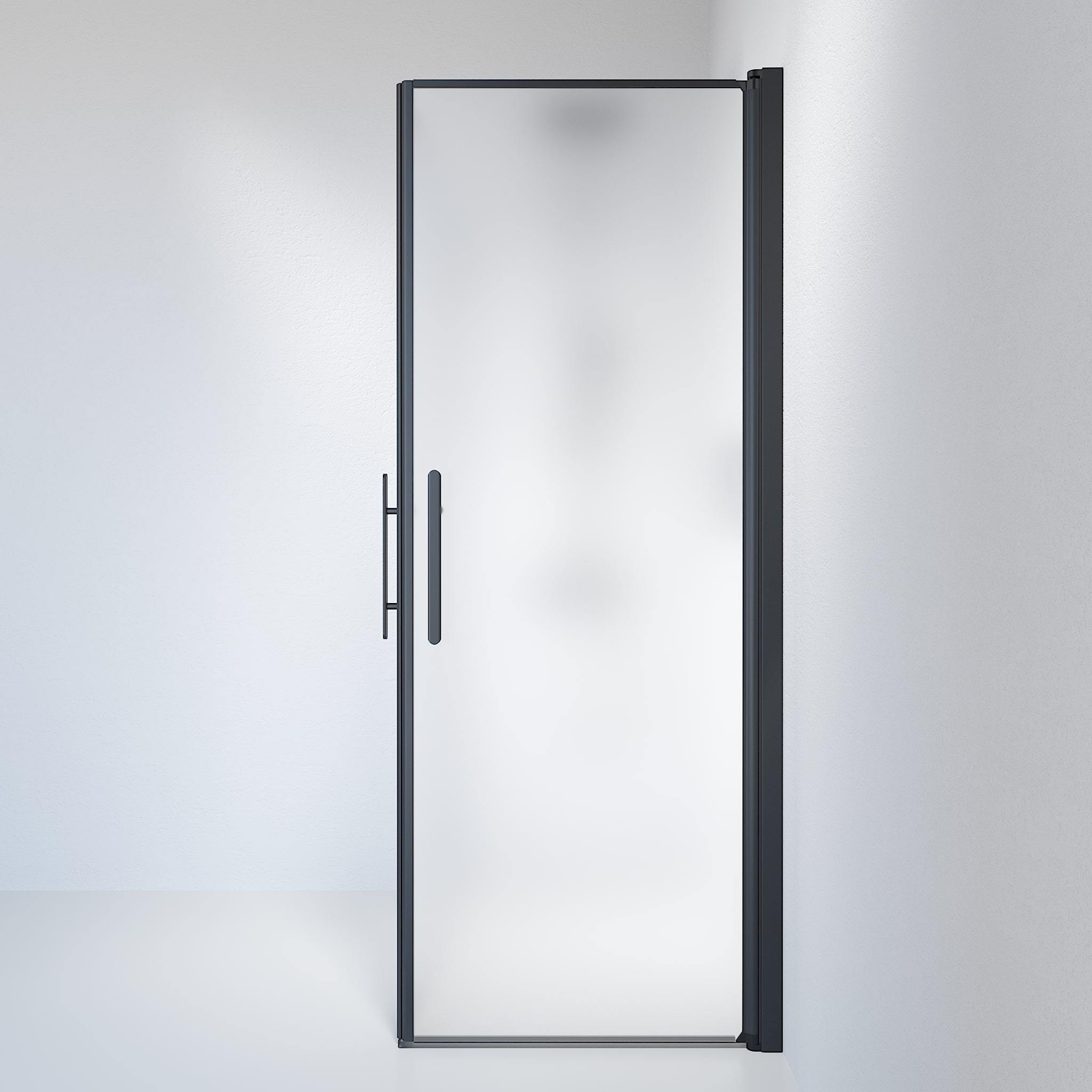 Kvadratisk - Frostad, Duschset - Kvadratisk, Matt/Svart - 90 cm - Duschkabinset - Kod - BATH DELUXE - PRESTIGE - 36-901-02-55-00 - BATHDELUXE SWEDEN