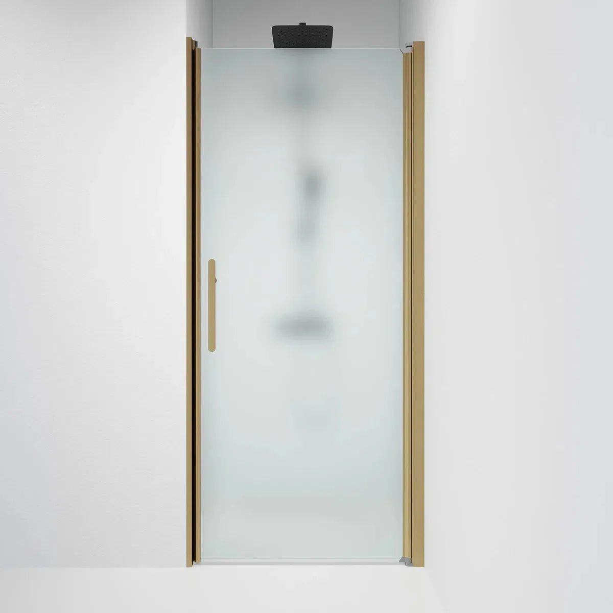 Vänern Niche Duschdörr, Frostat Glas, Brons Profil - Nischduschar - BATH DELUXE - PRESTIGE - 38 - 090 - 70 - 55 - 00 - BATHDELUXE SWEDEN