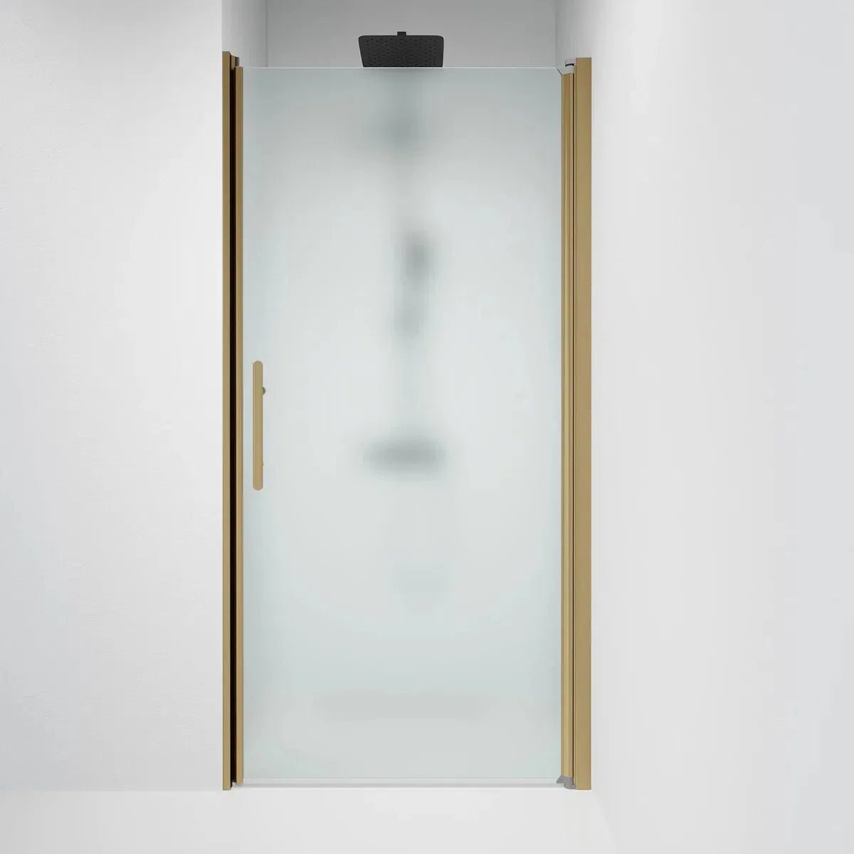 Vänern Niche Duschdörr, Frostat Glas, Brons Profil - Nischduschar - BATH DELUXE - PRESTIGE - 38 - 100 - 70 - 55 - 00 - BATHDELUXE SWEDEN