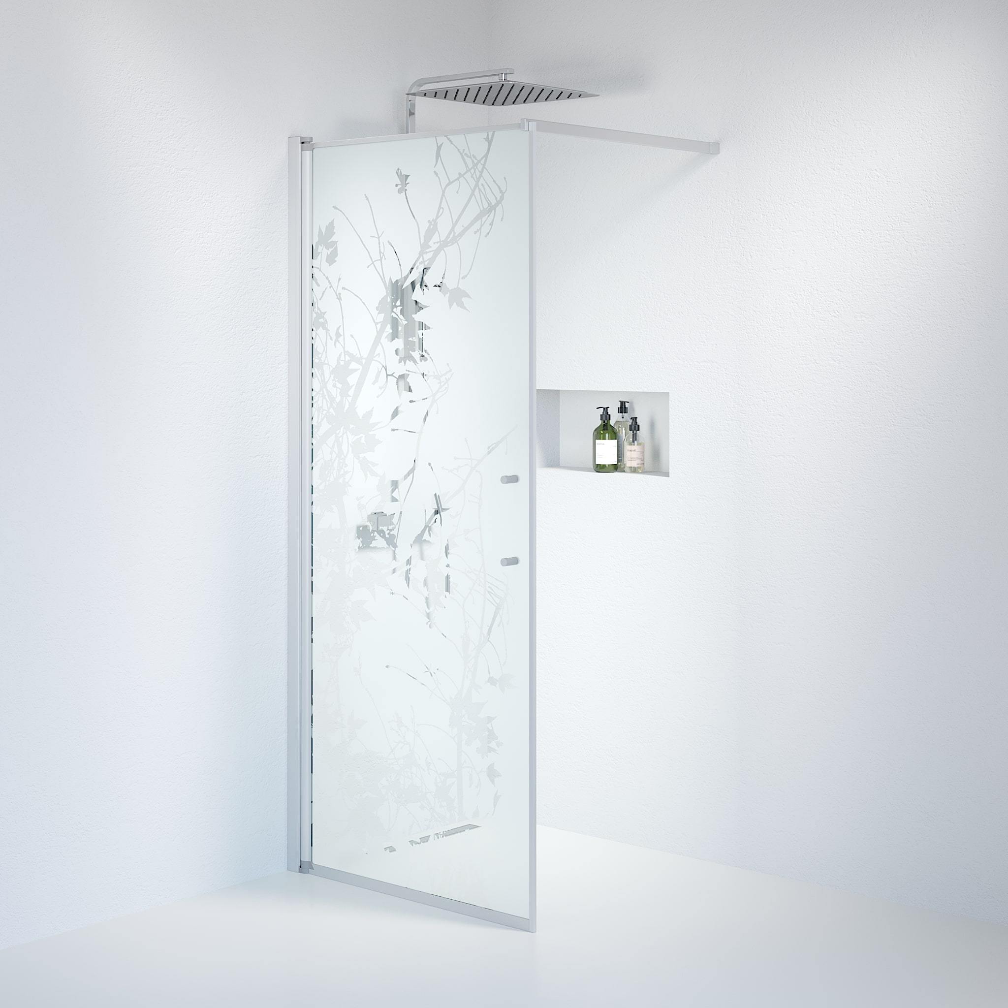 Vägg - Dekor, Duschset - Vägg, Dekor/Satin - 80 cm - Duschkabinset - Kod - BATH DELUXE - PRESTIGE - 39-080-67-54-00 - BATHDELUXE SWEDEN