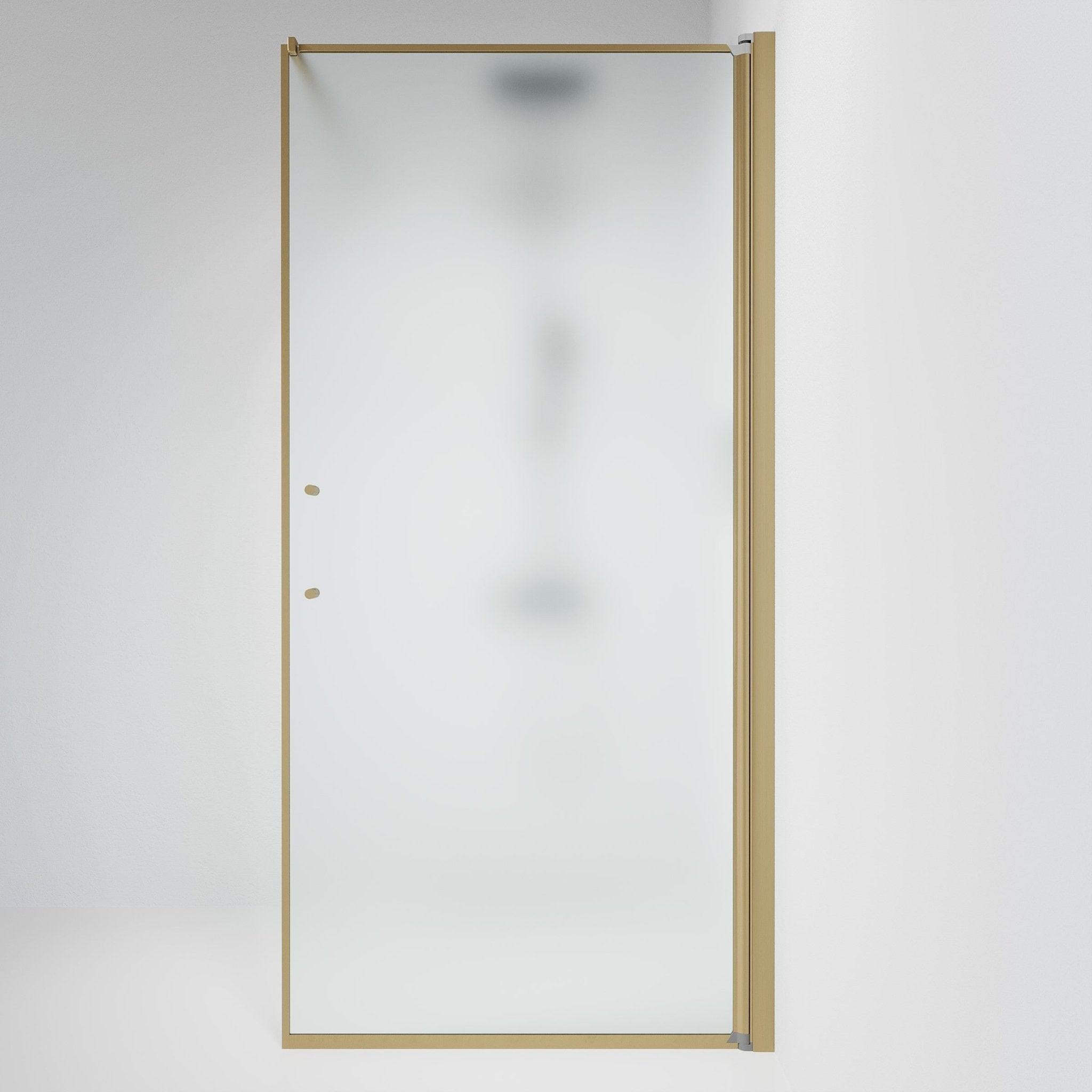 Kvadratisk - Frostad, Duschset - Kvadratisk, Matt/Brons - 100 cm - Duschkabinset - Kod - BATH DELUXE - PRESTIGE - 39-100-70-55-00 - BATHDELUXE SWEDEN