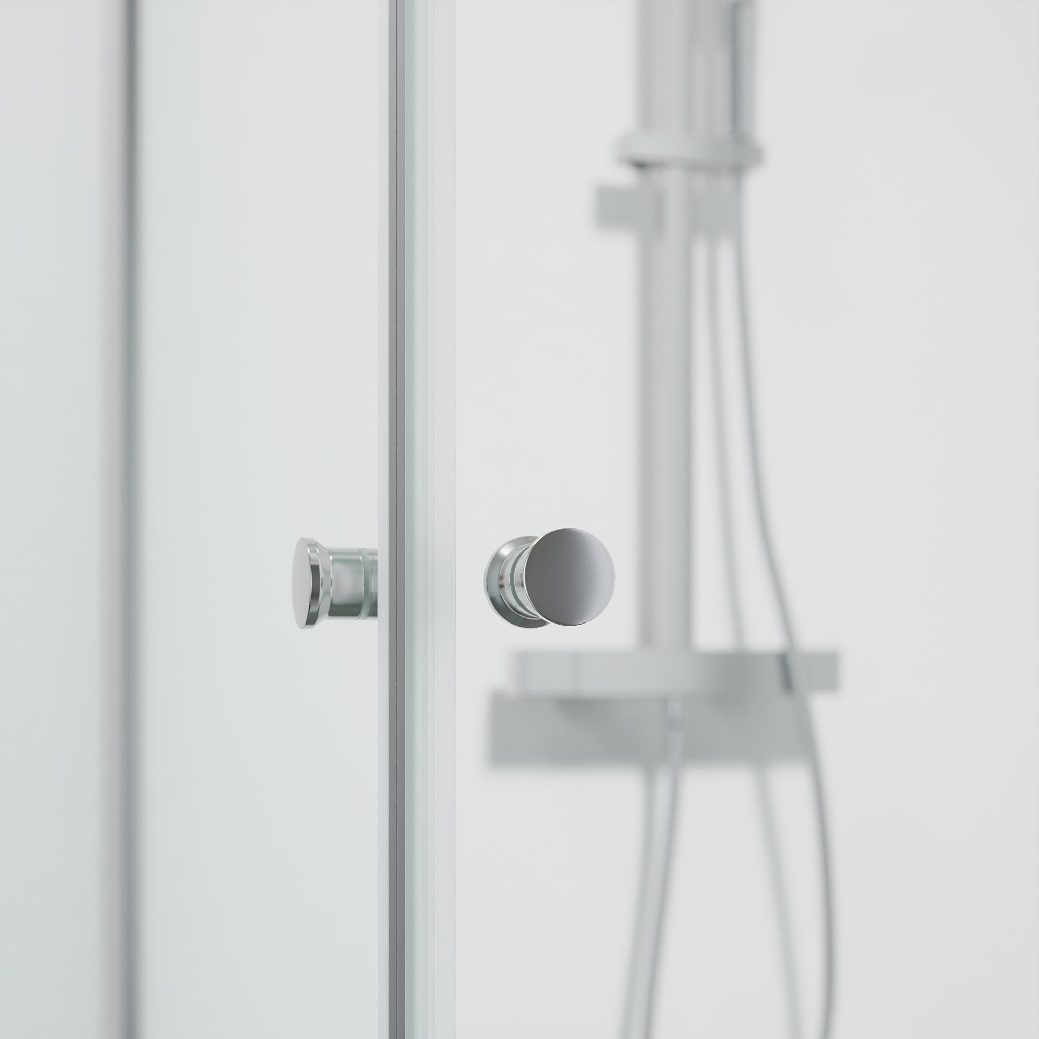 Tulsa, Duschkabin, Krom - 90 cm - Duschkabin - BATH DELUXE - BASIC - 42-090-11-60-02 - BATHDELUXE SWEDEN