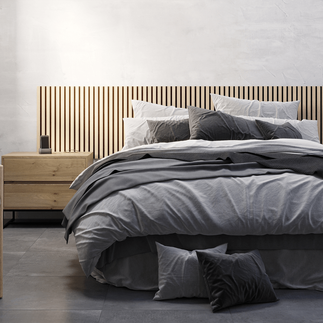 Danviken Akustikpanel 60x60 cm, 4 - pack - Akustikpaneler - PANEL DELUXE - 54 - 060 - 08 - 86 - 12 - BATHDELUXE SWEDEN