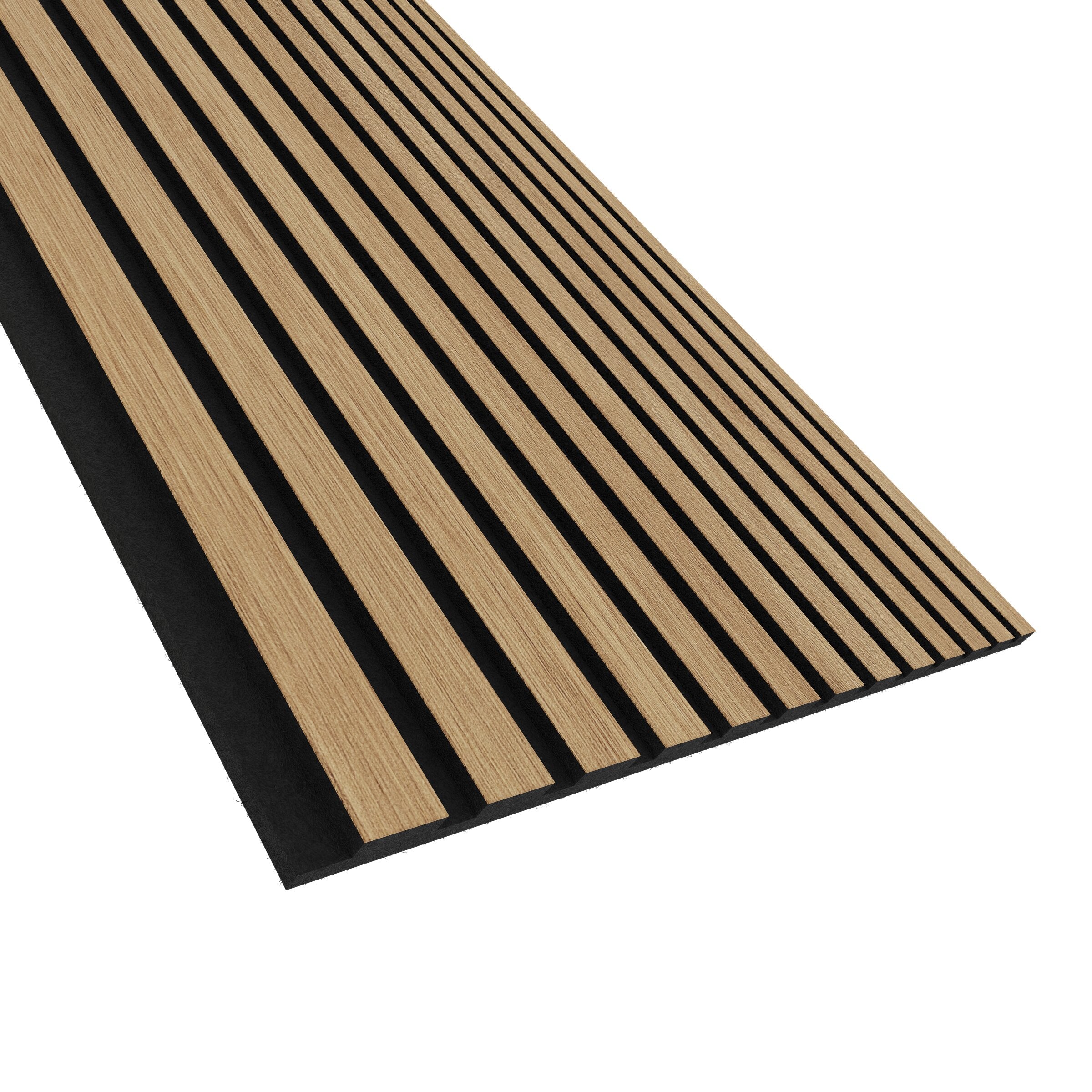 Akustikpanel 240 x 52 cm - 12 mm - Oljad ek - Vasahamn