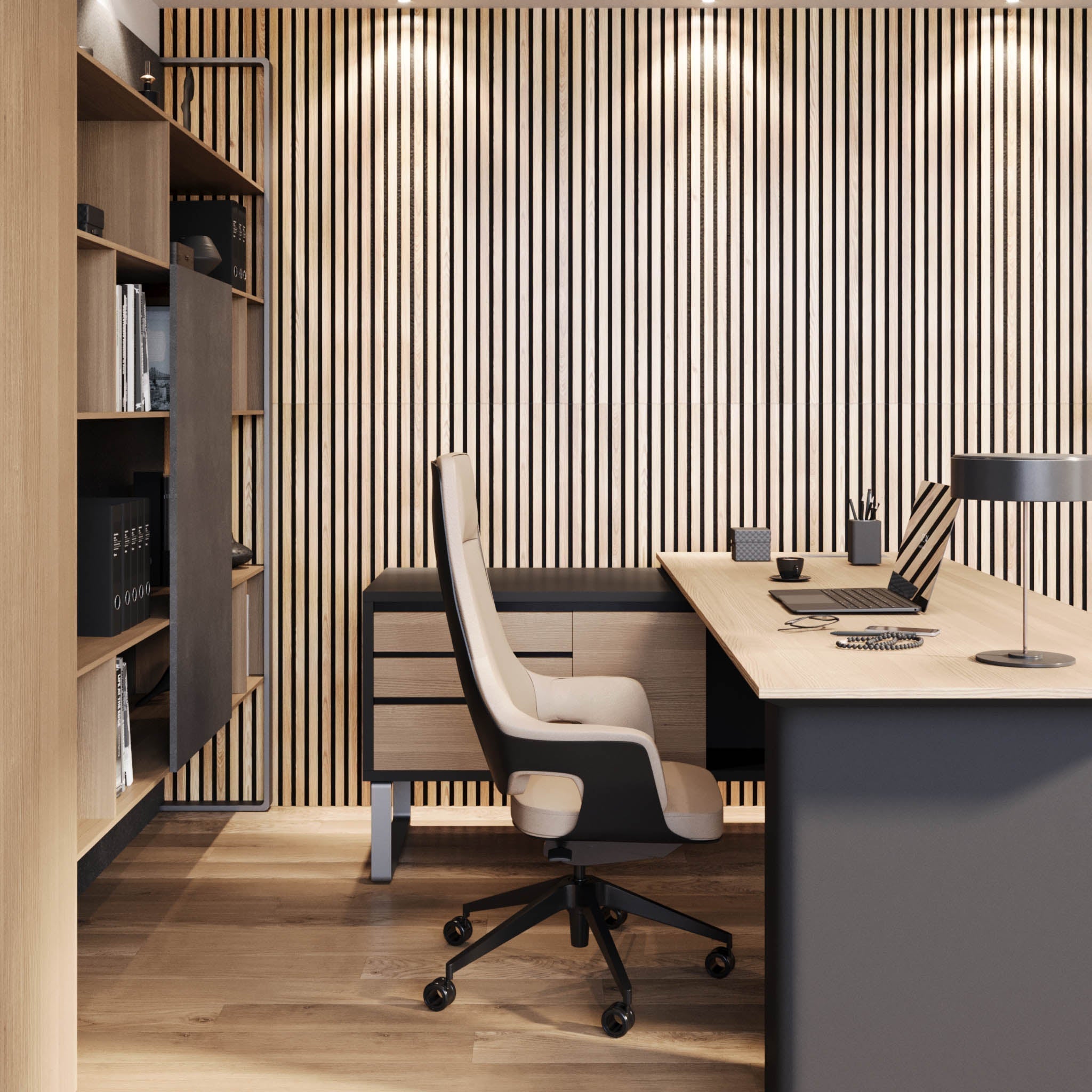 Vasalund, Panel - PET/MDF/FANER, Ek - 240 cm - Panel - PET/MDF/FANÉR - PANEL DELUXE - 54-240-11-86-12 - BATHDELUXE SWEDEN