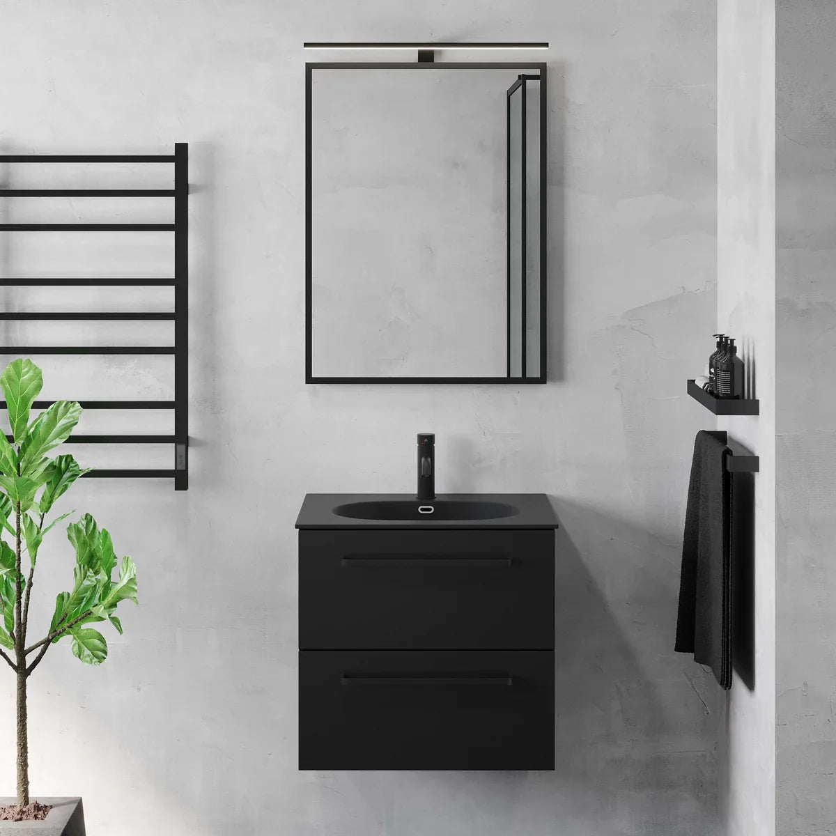 Vegusdal Badrumsmöbel - Tvättställsskåp - BATH DELUXE - PRESTIGE - 70 - 060 - 61 - 02 - 40 - BATHDELUXE SWEDEN
