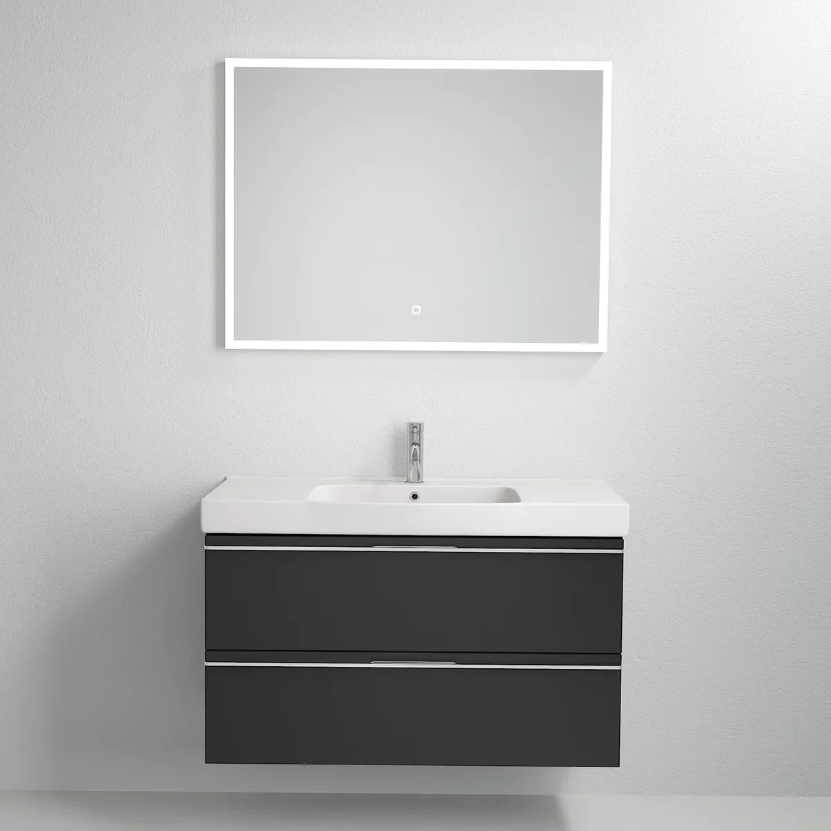 Veiholmen Badrumsmöbel, Svart Matt - Tvättställsskåp - BATH DELUXE - PRESTIGE - 70 - 100 - 30 - 02 - 00 - BATHDELUXE SWEDEN