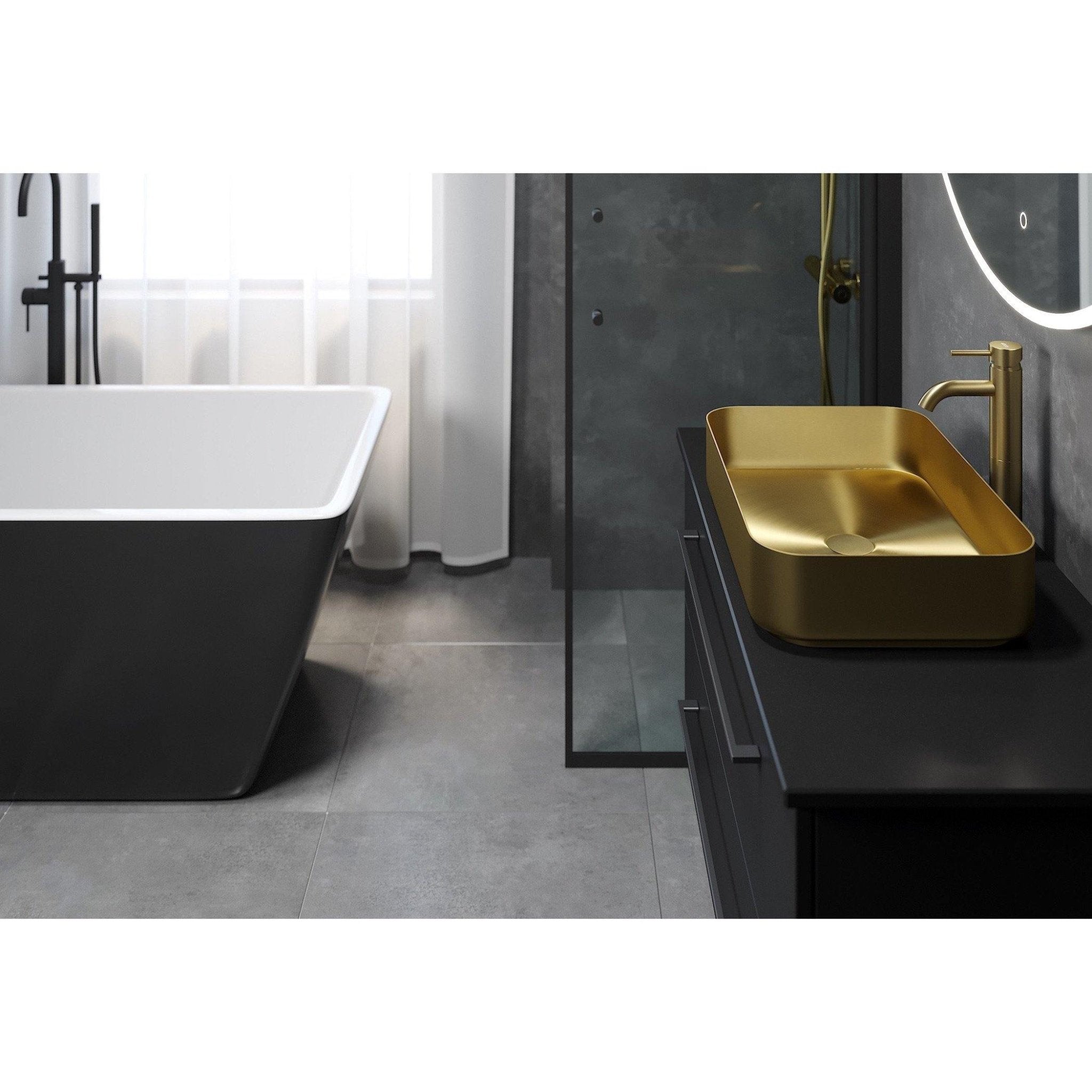 Vangsnes Badrumsmöbel - Tvättställsskåp - BATH DELUXE - PRESTIGE - 70 - 100 - 30 - 02 - 40 - BATHDELUXE SWEDEN
