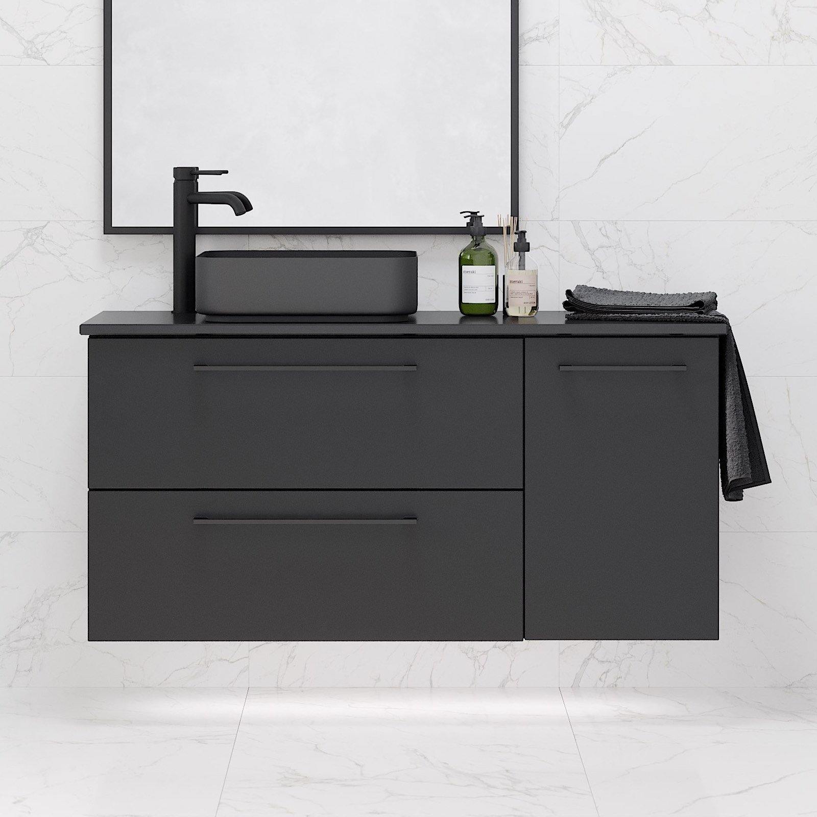 Valmen Badrumsmöbel - Tvättställsskåp - BATH DELUXE - PRESTIGE - 70 - 115 - 24 - 02 - 40 - BATHDELUXE SWEDEN