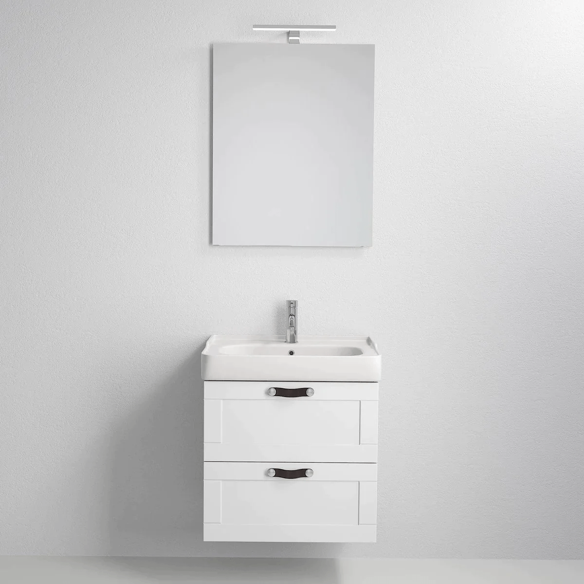 Namsos Badrumsmöbel, Vit Matt - Tvättställsskåp - BATH DELUXE - PRESTIGE - 71 - 060 - 09 - 01 - 00 - BATHDELUXE SWEDEN