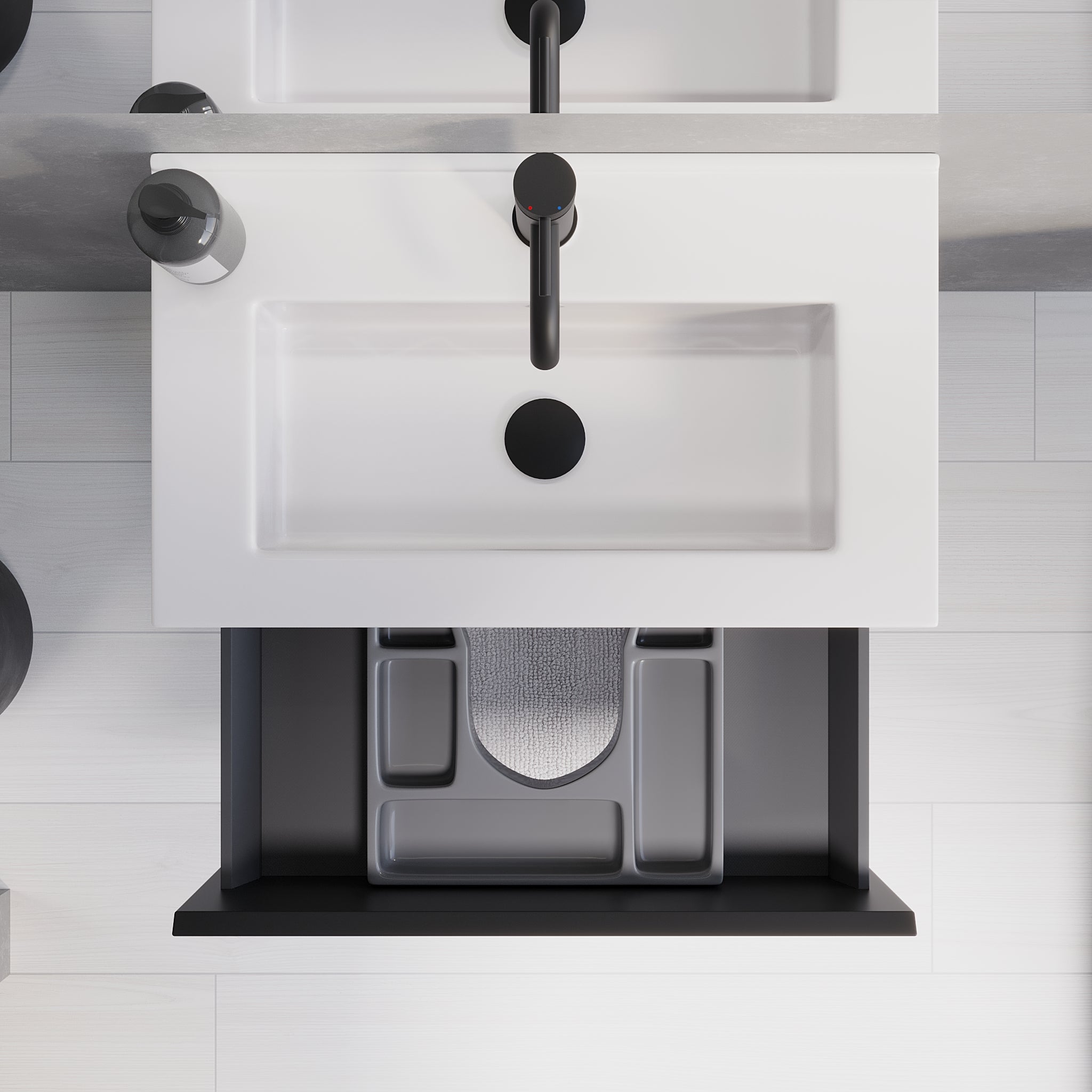 Sandshamn, Furniture Set - Code, Black Mat - 80 cm - MASTERSTORE - 8595677150940 - Furniture Set - Code - 73 - 080 - 70 - 02 - 30 - 8595677150940