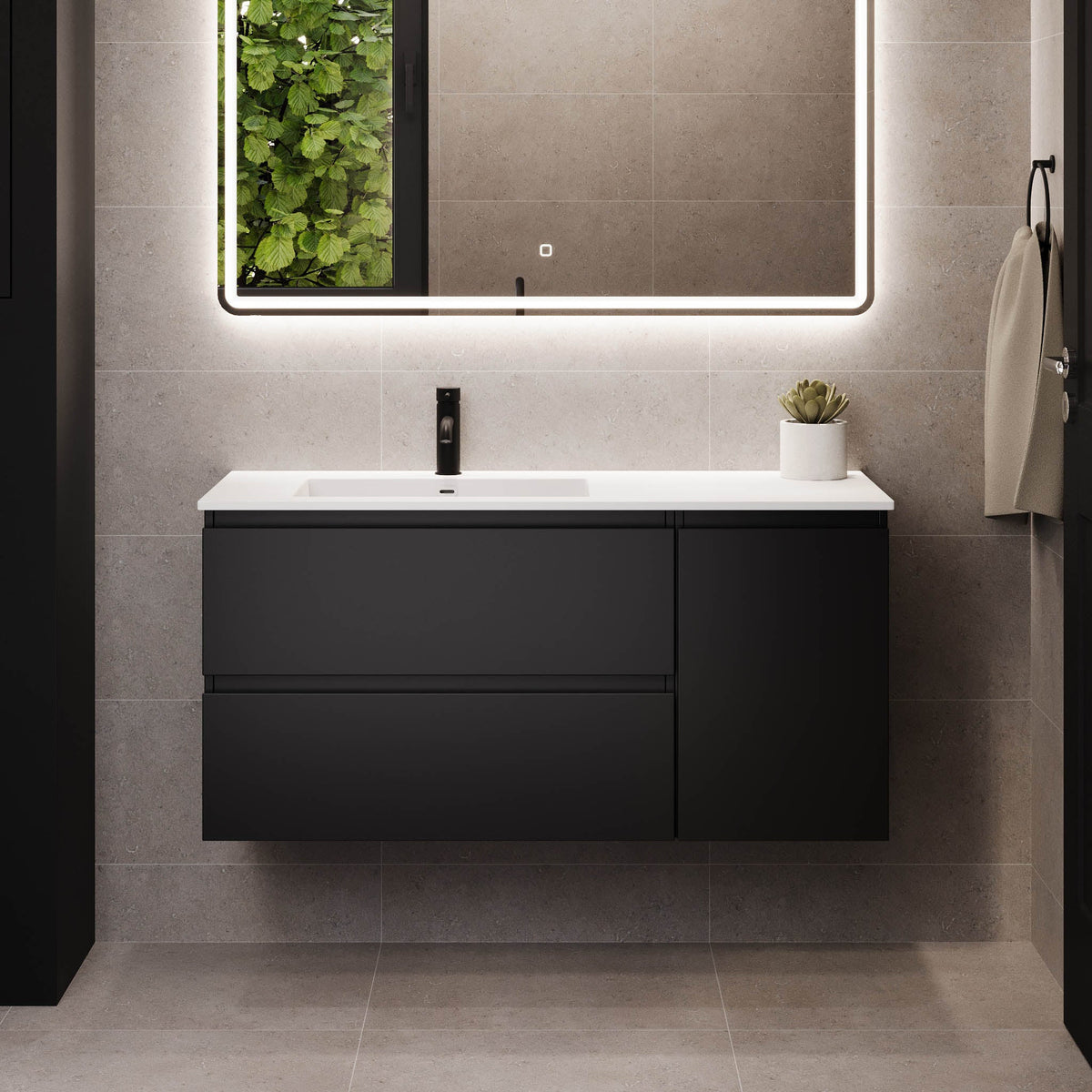 Sifjord, Furniture Set - Code, Black Mat - 160 cm - MASTERSTORE - 8595677180275 - Furniture Set - Code - 73 - 160 - 52 - 02 - 42 - 8595677180275