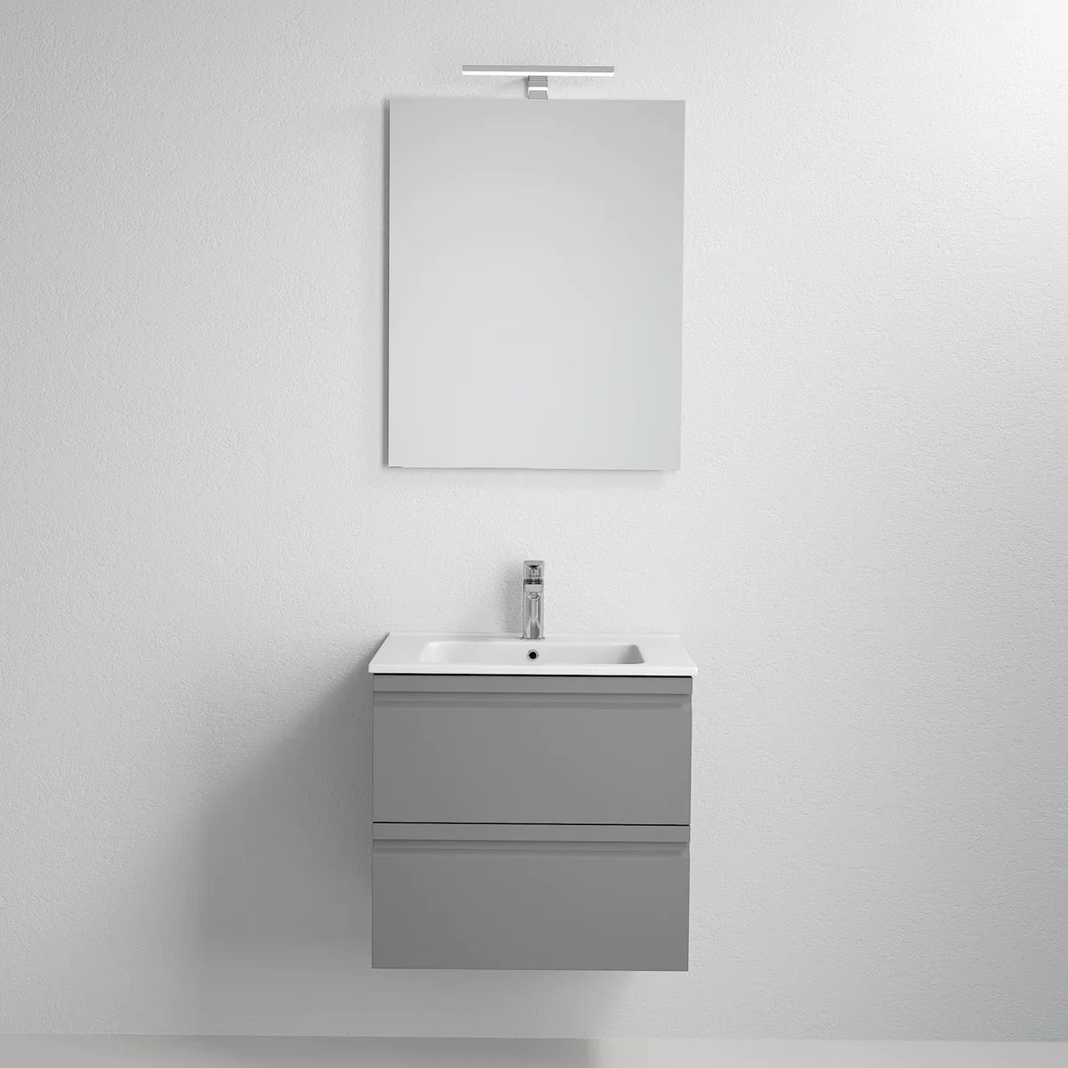 Klokkarvik Badrumsmöbel, Grå Matt - Tvättställsskåp - BATH DELUXE - PRESTIGE - 74 - 060 - 01 - 03 - 00 - BATHDELUXE SWEDEN