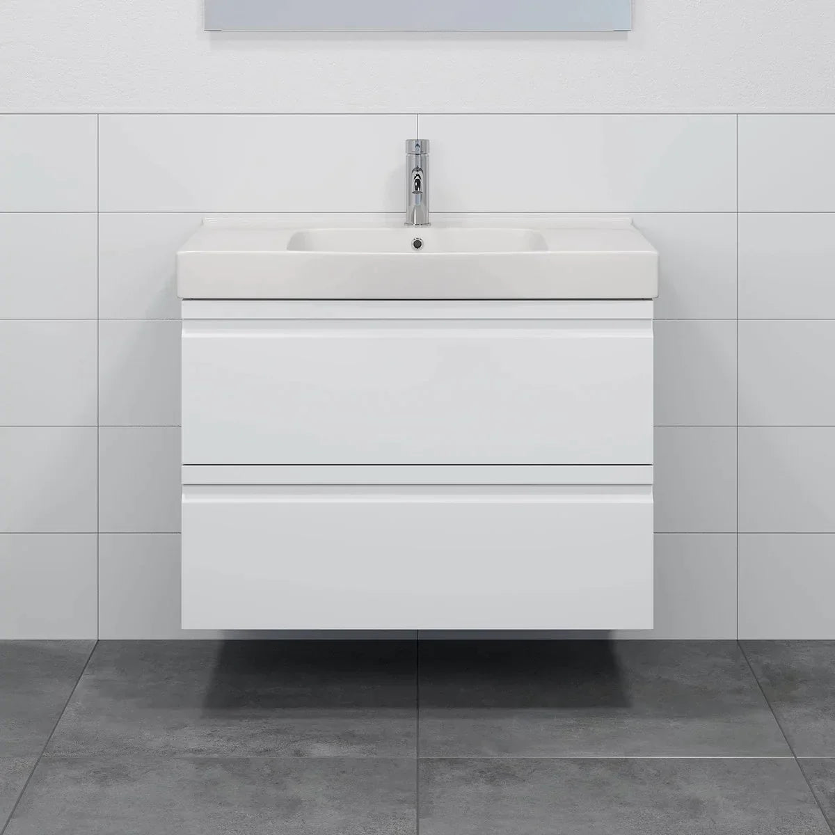 Kroken Badrumsmöbel, Vit Matt - Tvättställsskåp - BATH DELUXE - PRESTIGE - 74 - 060 - 62 - 01 - 30 - BATHDELUXE SWEDEN