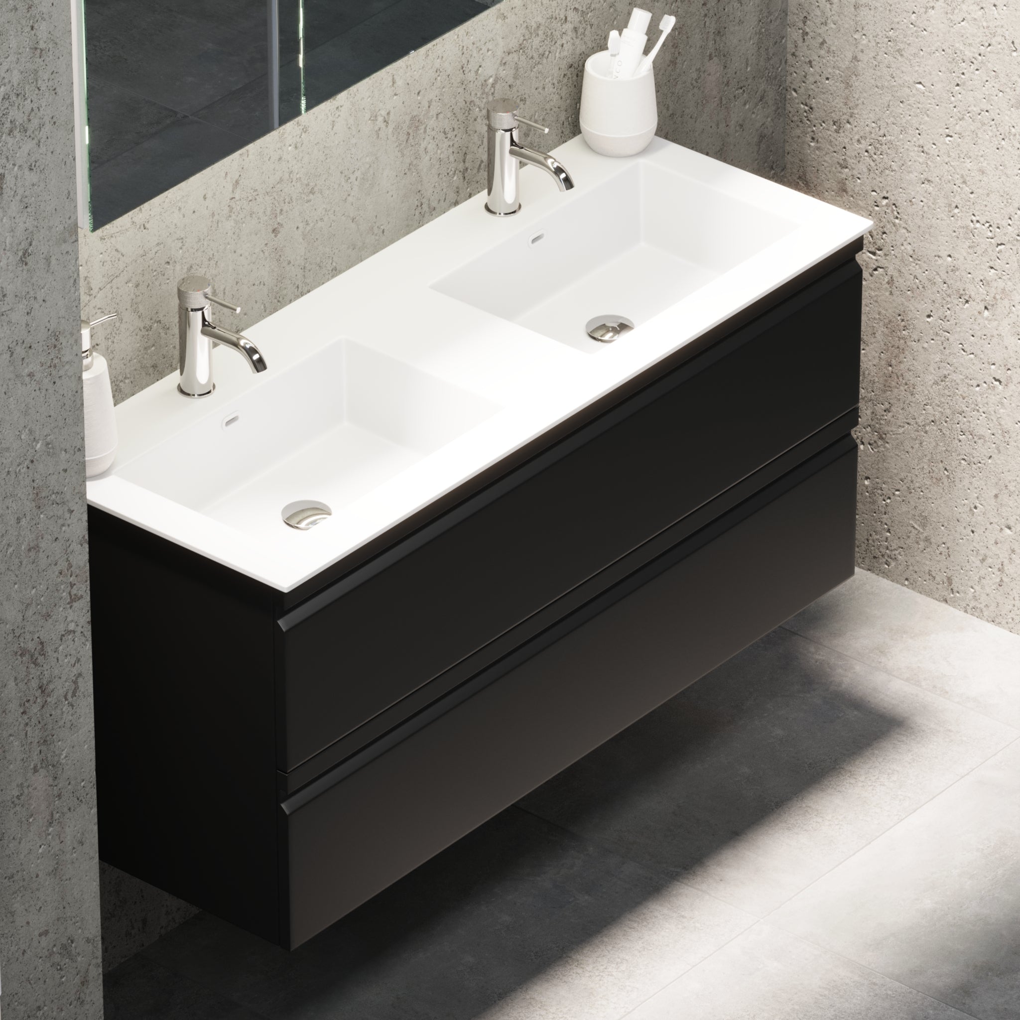 Knarrlagsund, Furniture Set - Code, Black Mat - 100 cm - MASTERSTORE - 8595677171143 - Furniture Set - Code - 74 - 100 - 52 - 02 - 40 - 8595677171143