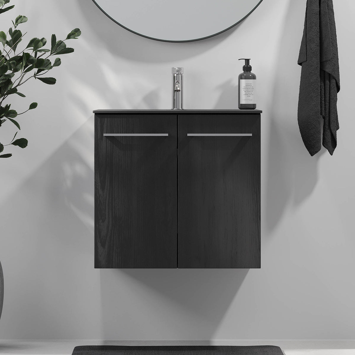 Horten, Furniture Set - Code, Black Wood - 60 cm - MASTERSTORE - 8595677190823 - Furniture Set - Code - 75 - 060 - 60 - 22 - 40 - 8595677190823