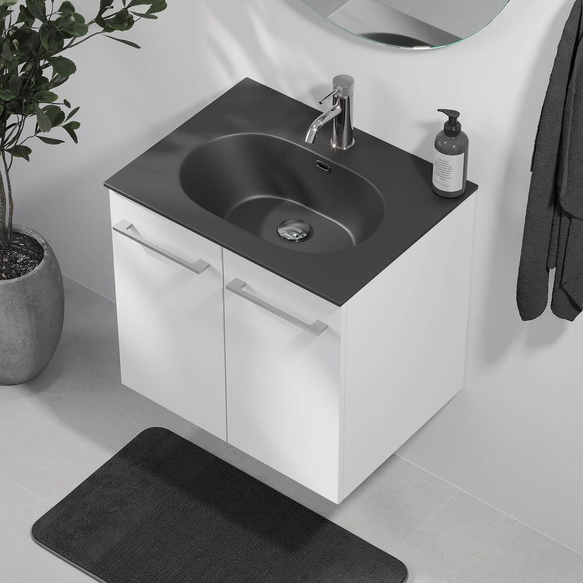 Horten, Furniture Set - Code, White Mat - 80 cm - MASTERSTORE - 8595677190991 - Furniture Set - Code - 75 - 080 - 60 - 01 - 40 - 8595677190991