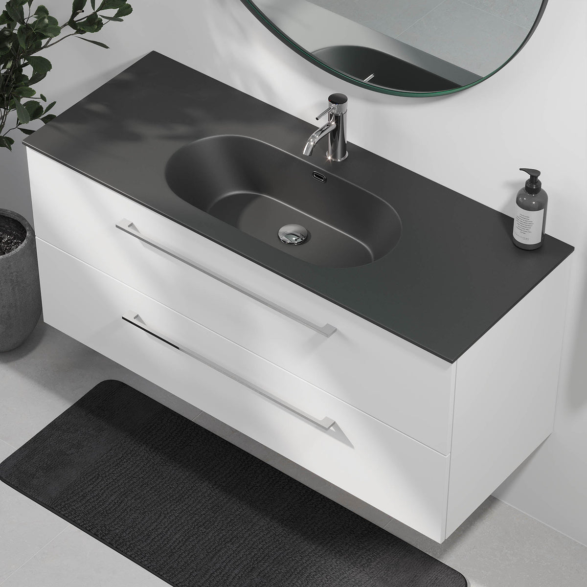 Horten, Furniture Set - Code, White Mat - 80 cm - MASTERSTORE - 8595677190991 - Furniture Set - Code - 75 - 080 - 60 - 01 - 40 - 8595677190991