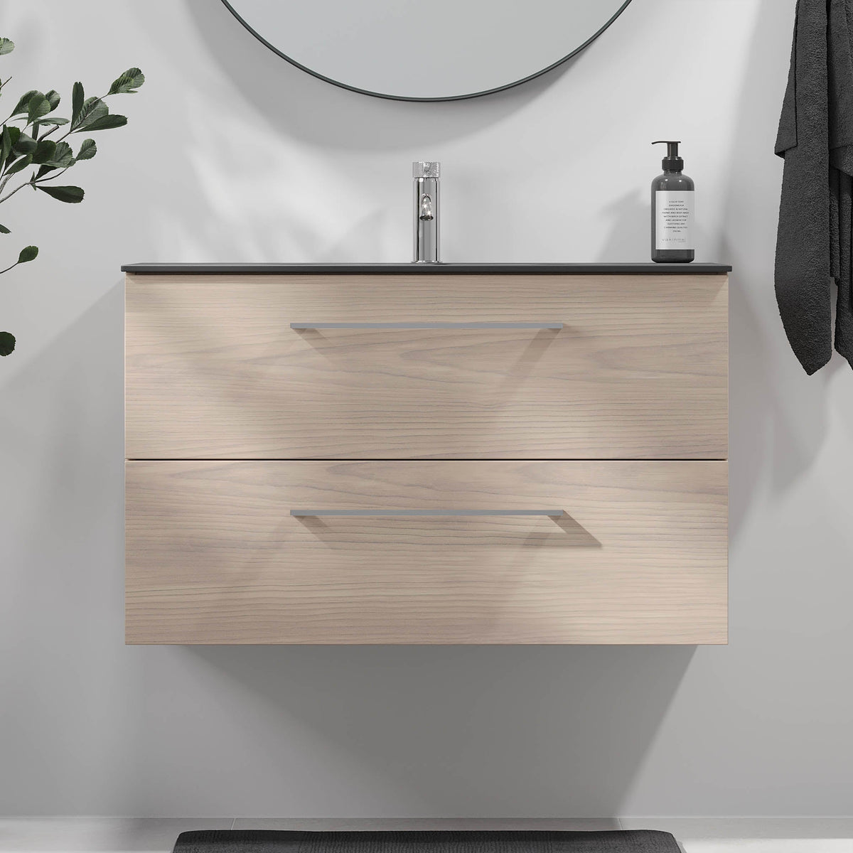 Horten, Furniture Set - Code, Grey Wood - 90 cm - MASTERSTORE - 8595677192124 - Furniture Set - Code - 75 - 090 - 60 - 33 - 40 - 8595677192124