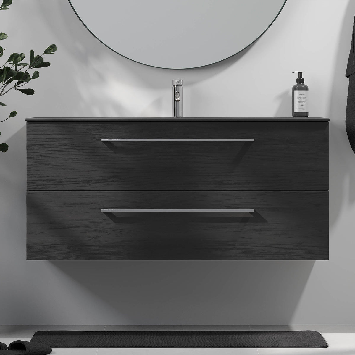 Horten, Furniture Set - Code, Black Wood - 120 cm - MASTERSTORE - 8595677192186 - Furniture Set - Code - 75 - 120 - 60 - 22 - 40 - 8595677192186