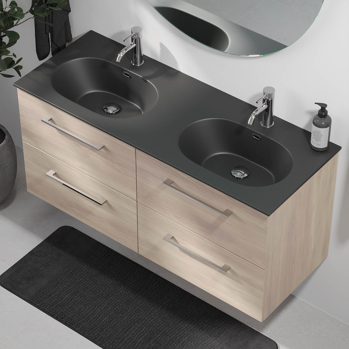 Horten, Furniture Set - Code, Grey Wood - 120 cm - MASTERSTORE - 8595677192261 - Furniture Set - Code - 75 - 120 - 60 - 33 - 42 - 8595677192261