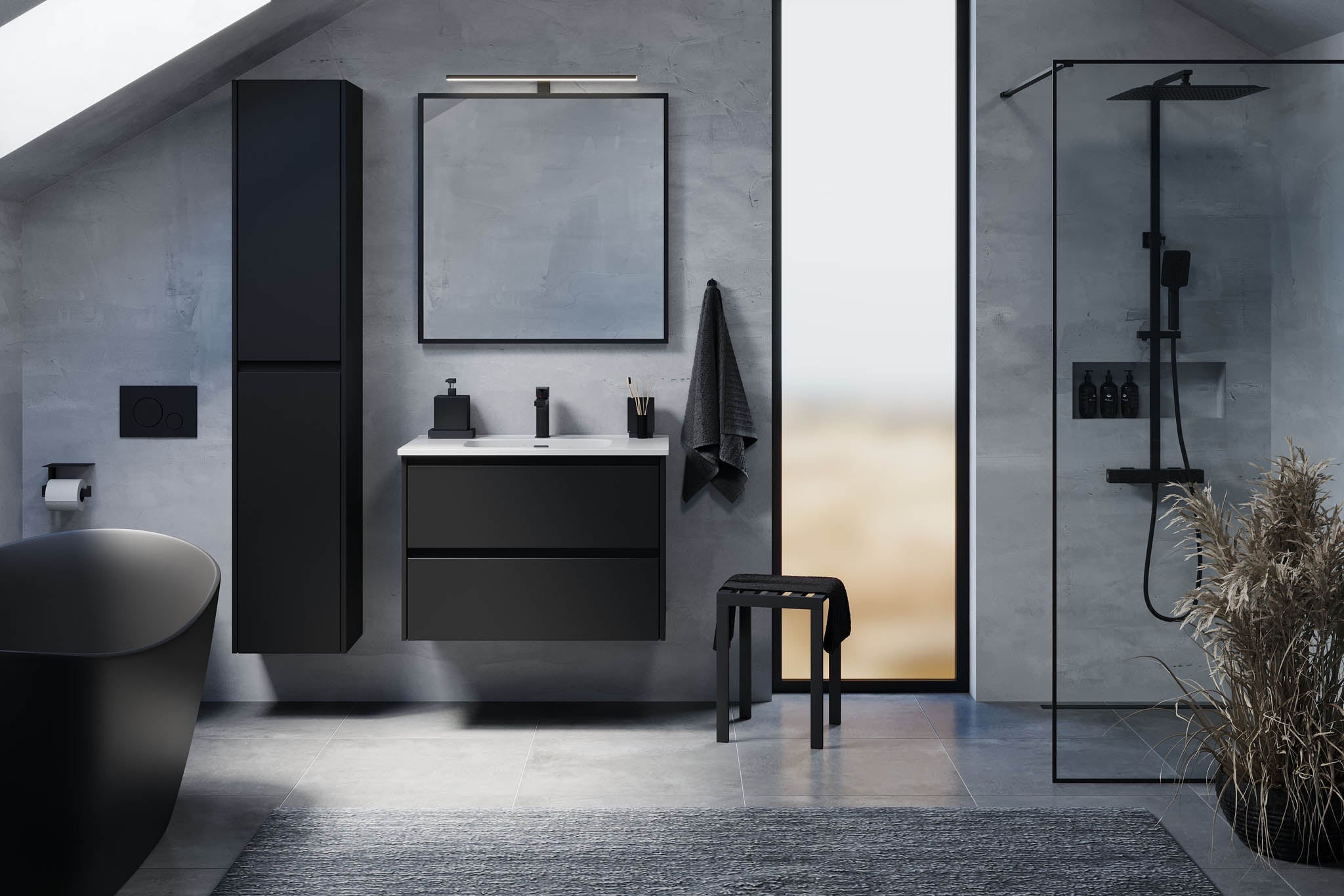 Molde, Furniture Set - One Box, Black Mat - 79 cm - MASTERSTORE - 8595677178920 - Furniture Set - One Box - 77 - 080 - 11 - 02 - 00 - 8595677178920