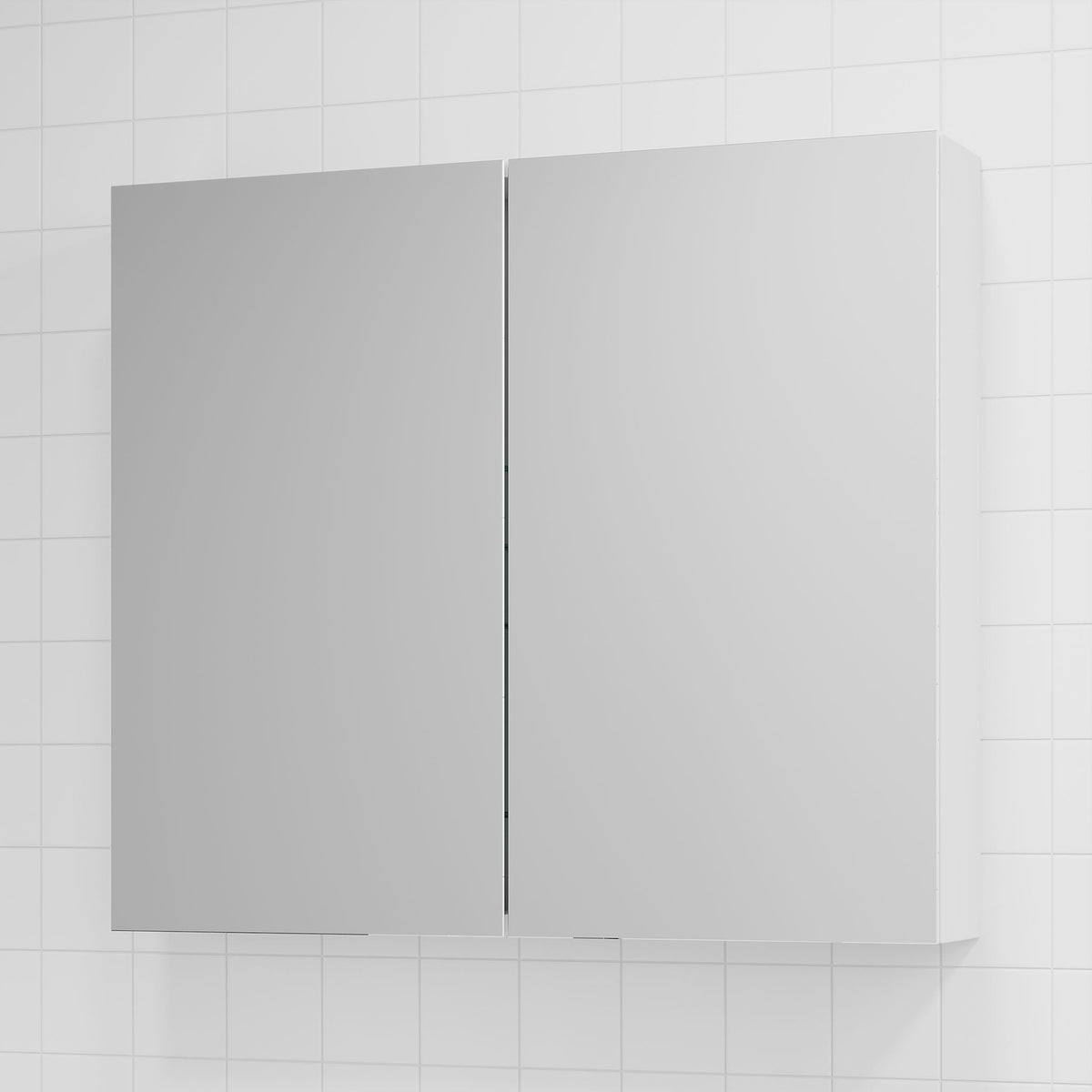 Spegelskåp - 80x14x70 cm - Matt vit - Idse - Spegelskåp - Bath Deluxe - 82-080-40-01-00 - BATHDELUXE SWEDEN