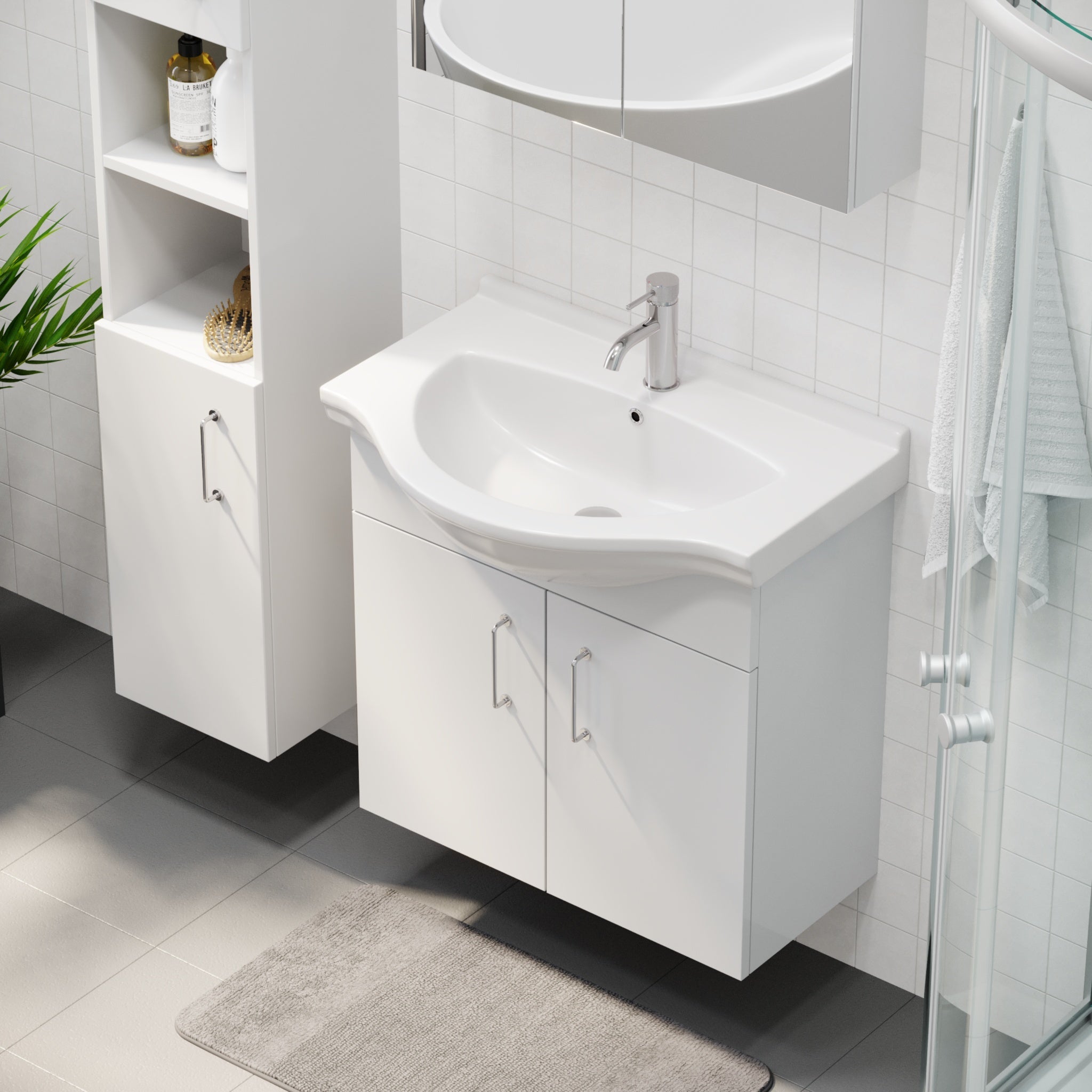 Irvington Badrumsmöbel - Tvättställsskåp - BATH DELUXE - BASIC - 95 - 070 - 01 - 11 - 01 - BATHDELUXE SWEDEN