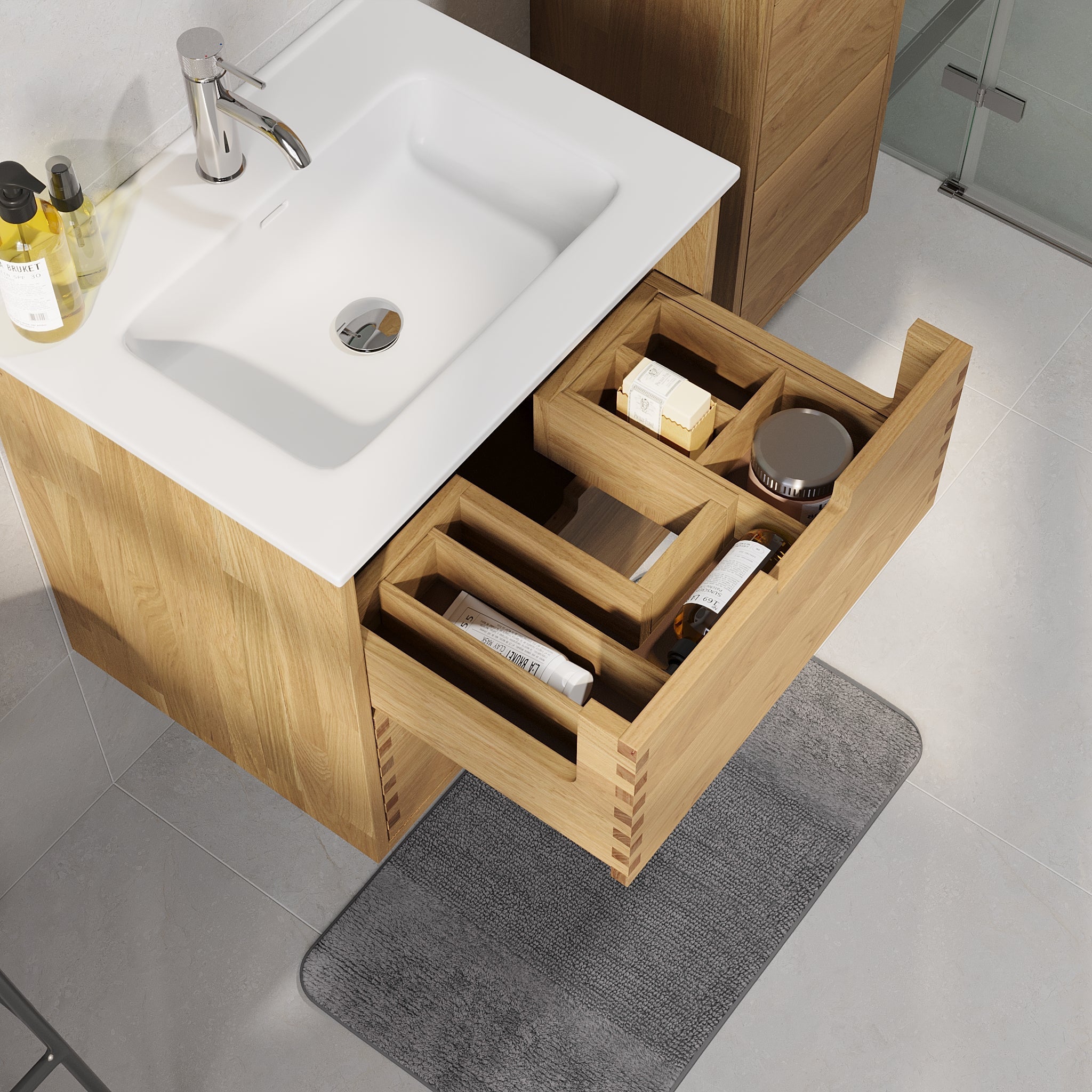 Gribskov, Furniture Set - Code, Oak - 80 cm - MASTERSTORE - 8595677199505 - Furniture Set - Code - 96 - 080 - 54 - 86 - 40 - 8595677199505