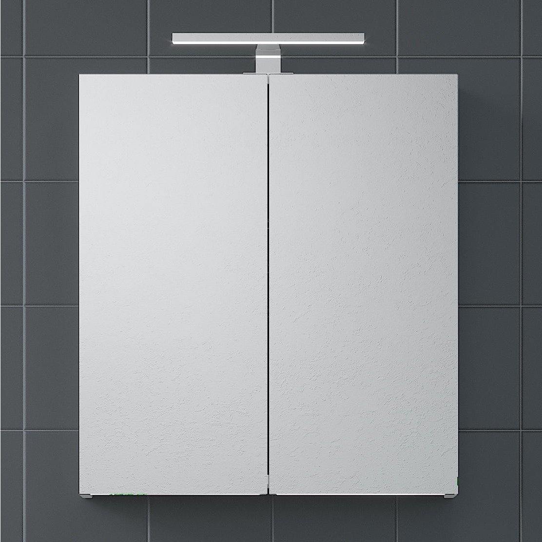 Morgedal Spegelskåp 60 cm, Vit Matt