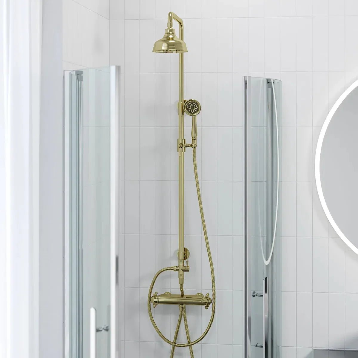 Ærøskøbing Takdusch m/tak - och handdusch - Takduschset - BATH DELUXE - EXCLUSIVE - 31 - 120 - 04 - 60 - 00 - BATHDELUXE SWEDEN