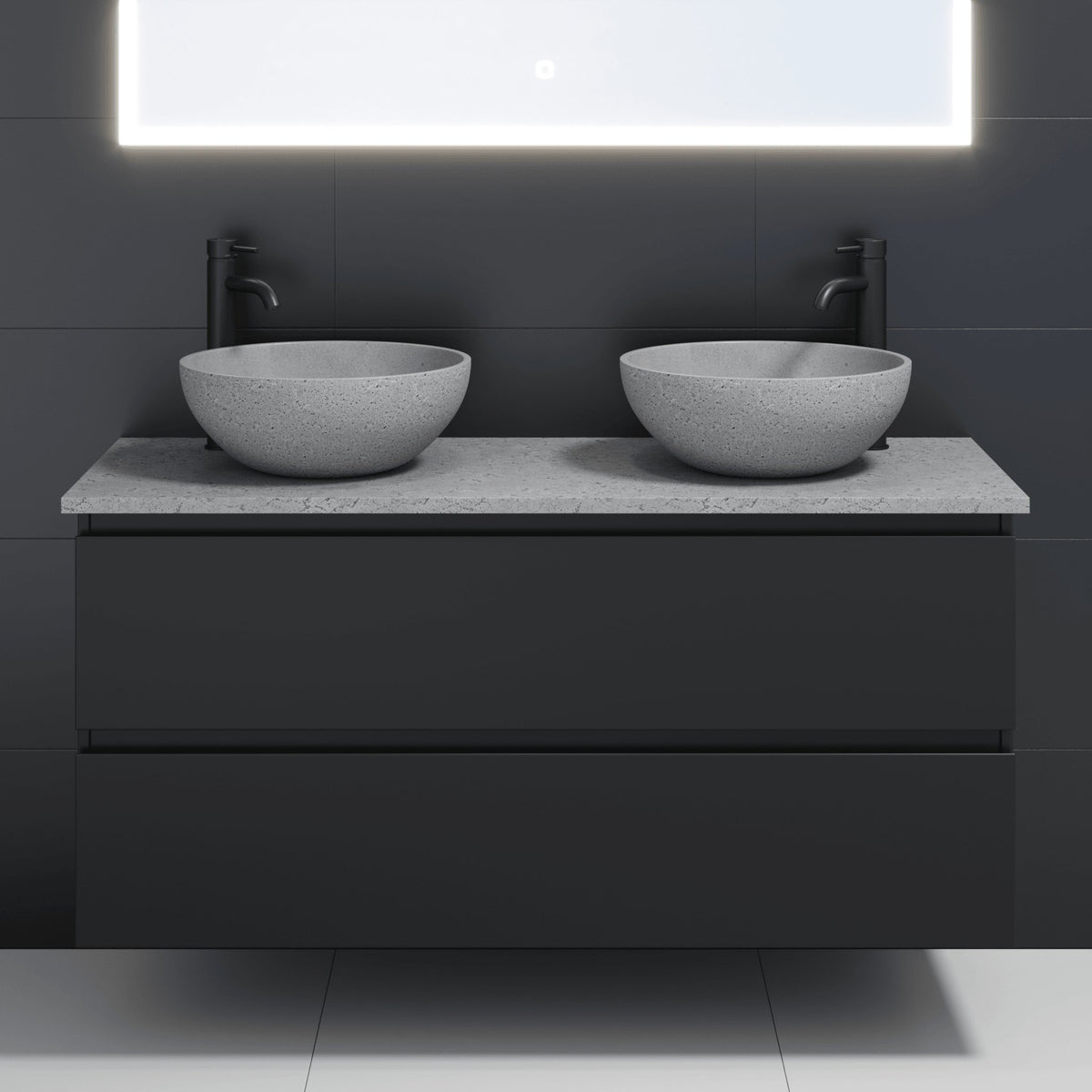Beton Bänkskiva i betong - Bänkskivor - BATH DELUXE - PRESTIGE - 06 - 120 - 21 - 23 - 00 - BATHDELUXE SWEDEN