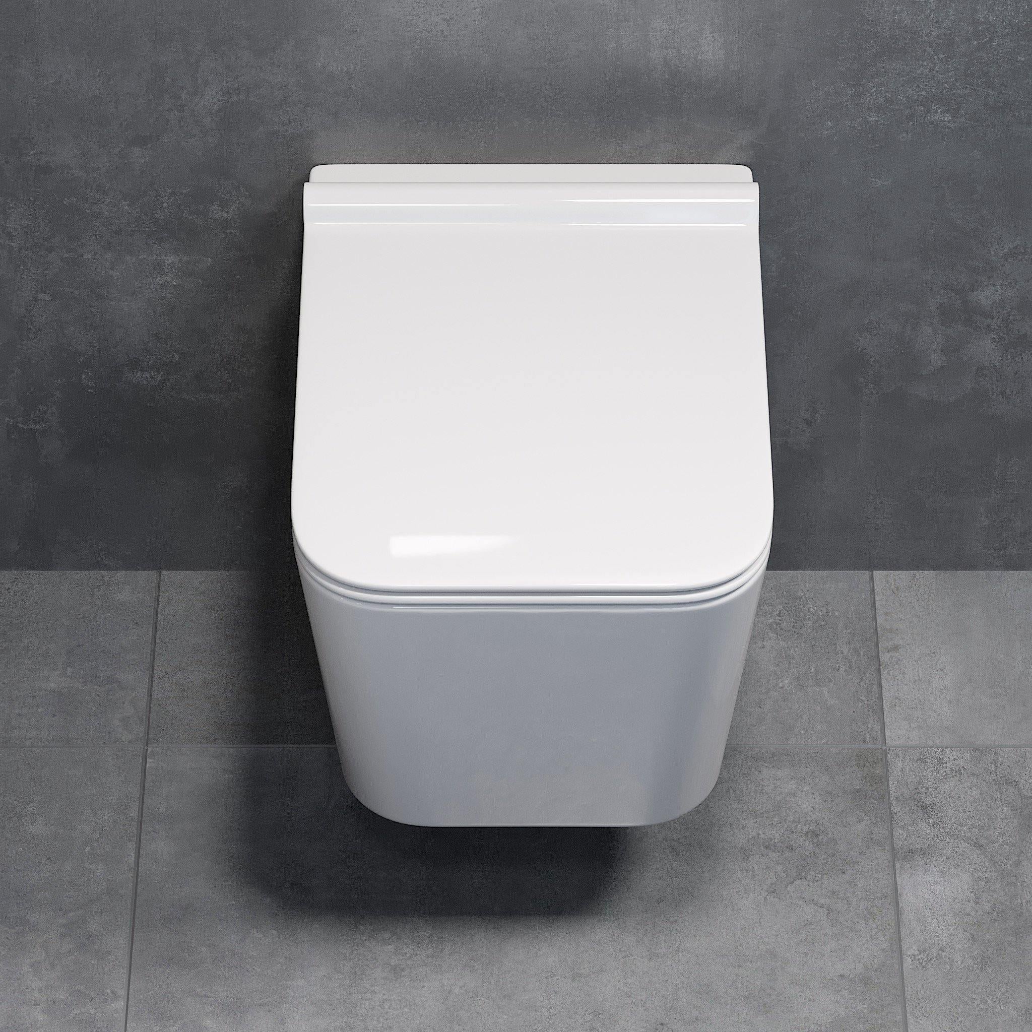 Bromma Vägghängd Toalett, Kantad, vit - Vägghängda toaletter - BATH DELUXE - EXCLUSIVE - 23 - 036 - 02 - 11 - 00 - BATHDELUXE SWEDEN