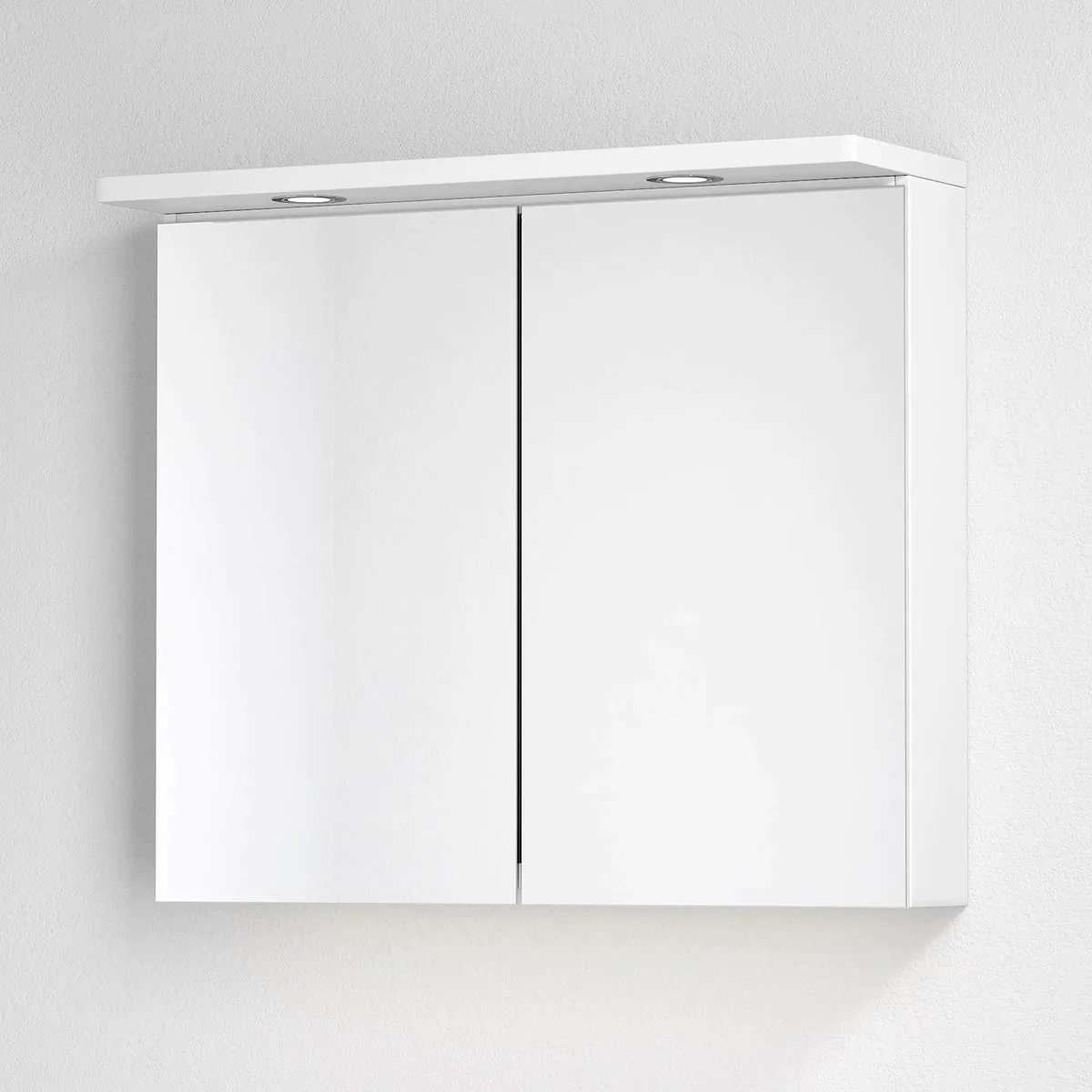 Fredrikstad Spegelskåp med LED belysning, Rektangulär, Vit Matt - Spegelskåp - BATH DELUXE - PRESTIGE - 02 - 050 - 02 - 01 - 00 - BATHDELUXE SWEDEN