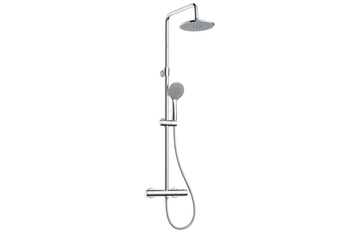 Houston Takduschset m/Termostat blandare och 20 cm takdusch, 150 C/C - Takduschset - BATH DELUXE - BASIC - 31 - 130 - 41 - 60 - 02 - BATHDELUXE SWEDEN
