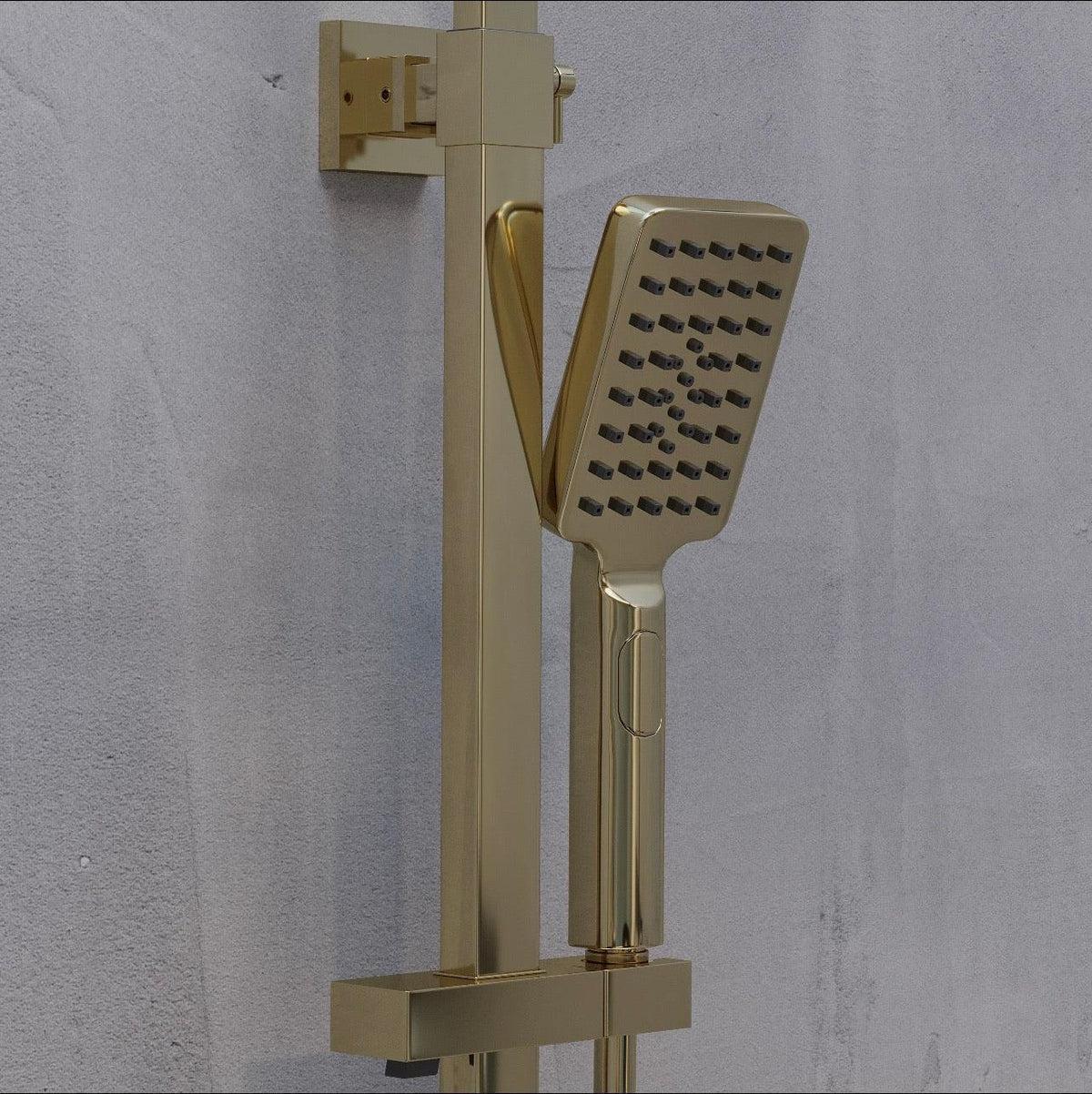 Næsby Takduschset m/Termostat blandare och 25 cm takdusch, 150 C/C
