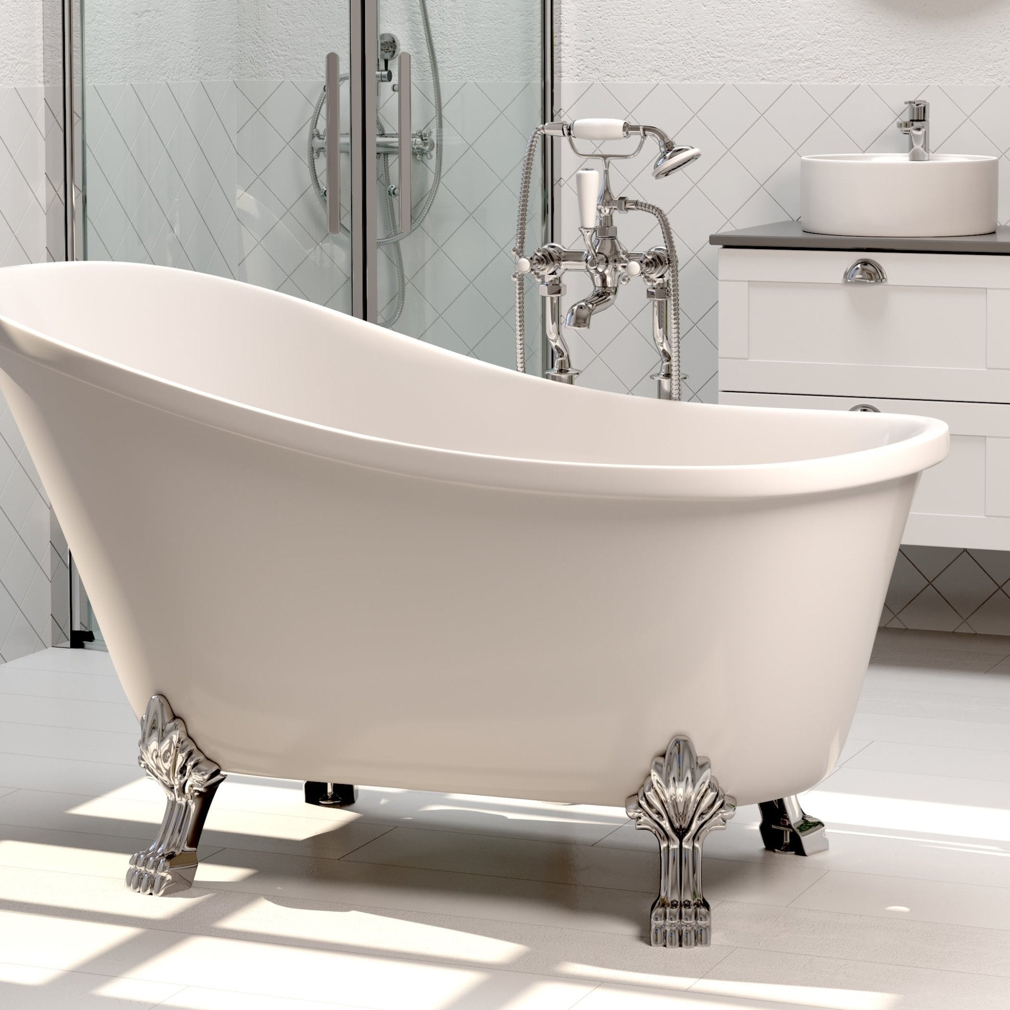 Lejontassar, 4 - pack - Badkarstillbehör - BATH DELUXE - PRESTIGE - 11 - 000 - 01 - 12 - 00 - BATHDELUXE SWEDEN