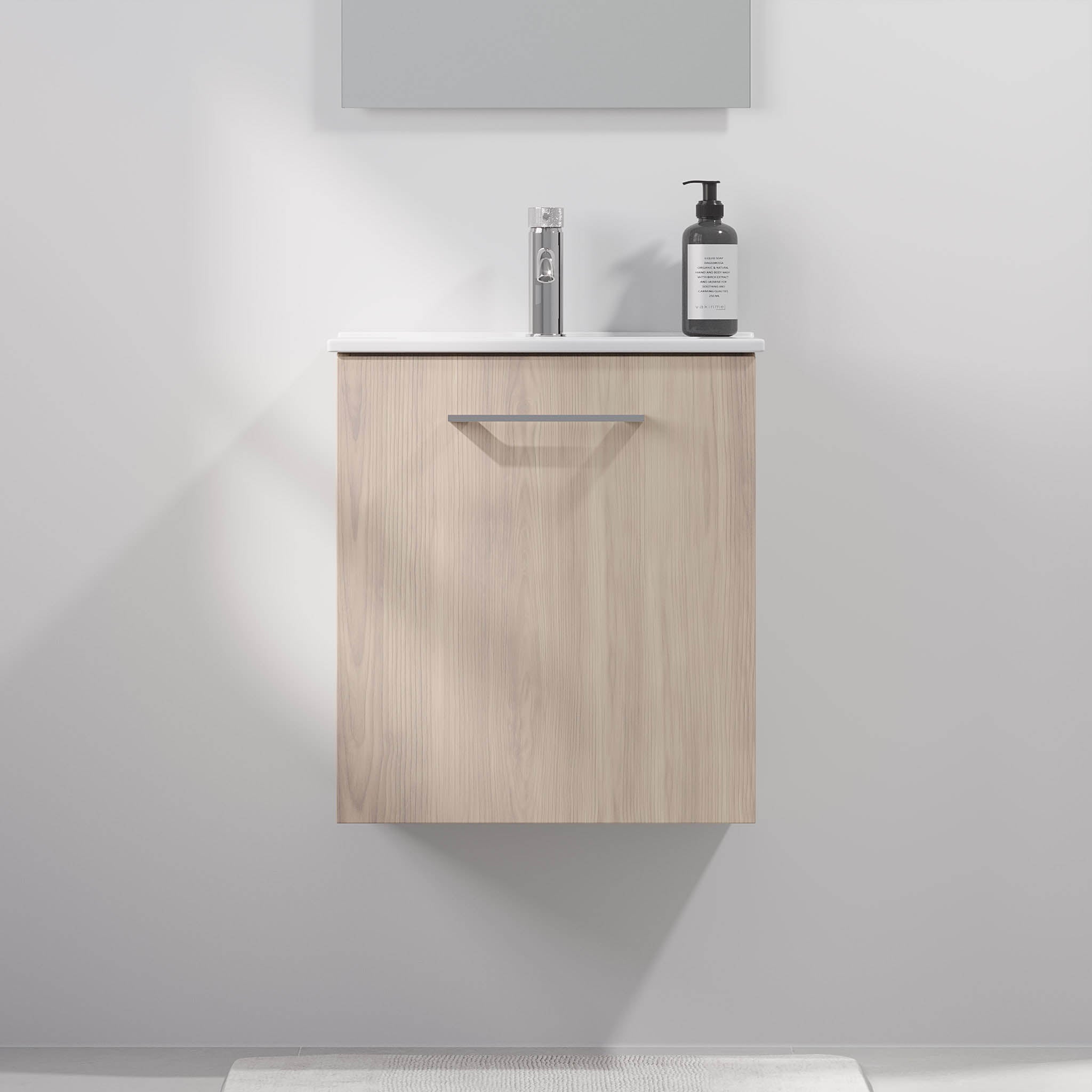 Magnor Badrumsmöbel Slimline med Luckor, Ljus Trä - Tvättställsskåp - BATH DELUXE - EXCLUSIVE - 75 - 050 - 70 - 33 - 40 - BATHDELUXE SWEDEN