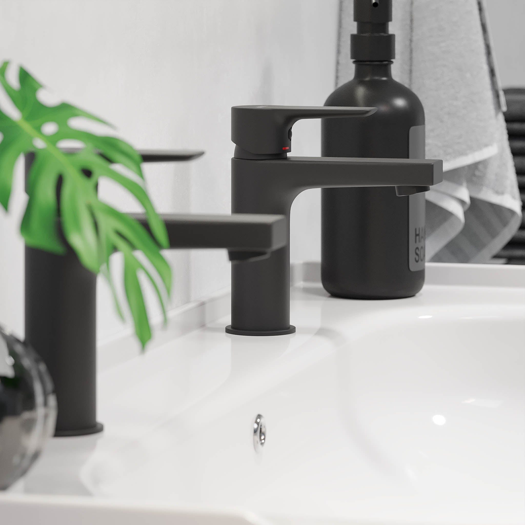 Modern Line Badrumsmöbel, Vit Högblank - Badrumsmöbel - BATH DELUXE - PRESTIGE - 78 - 100 - 66 - 11 - 00 - BATHDELUXE SWEDEN