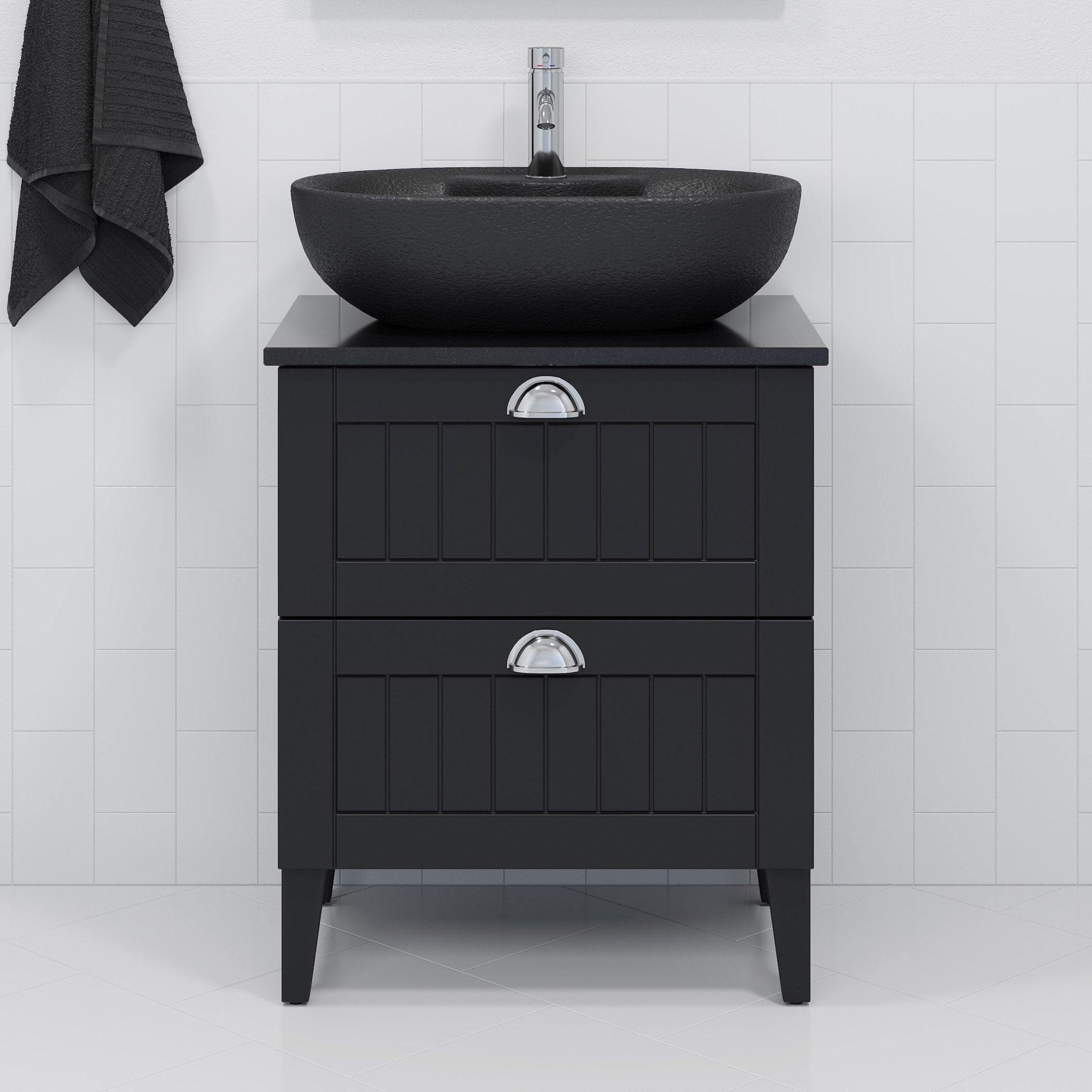 Pandum Badrumsmöbel - Tvättställsskåp - BATH DELUXE - PRESTIGE - 72 - 060 - 12 - 02 - 40 - BATHDELUXE SWEDEN