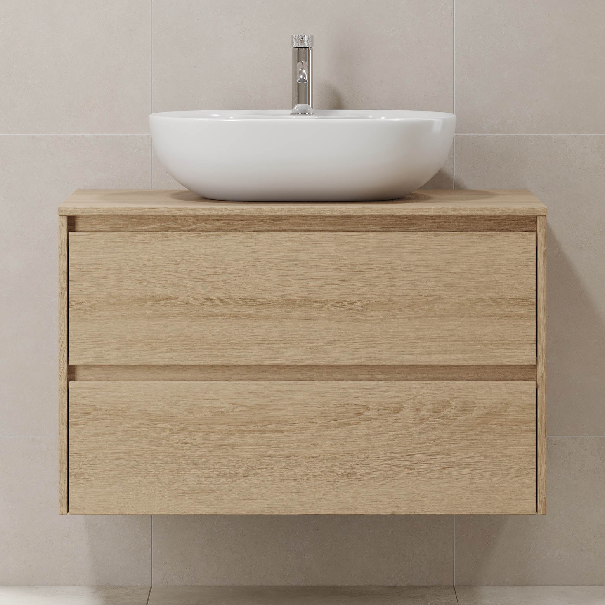 Svalbard Badrumsmöbel, Ek - Tvättställsskåp - BATH DELUXE - EXCLUSIVE - 83 - 090 - 10 - 86 - 40 - BATHDELUXE SWEDEN