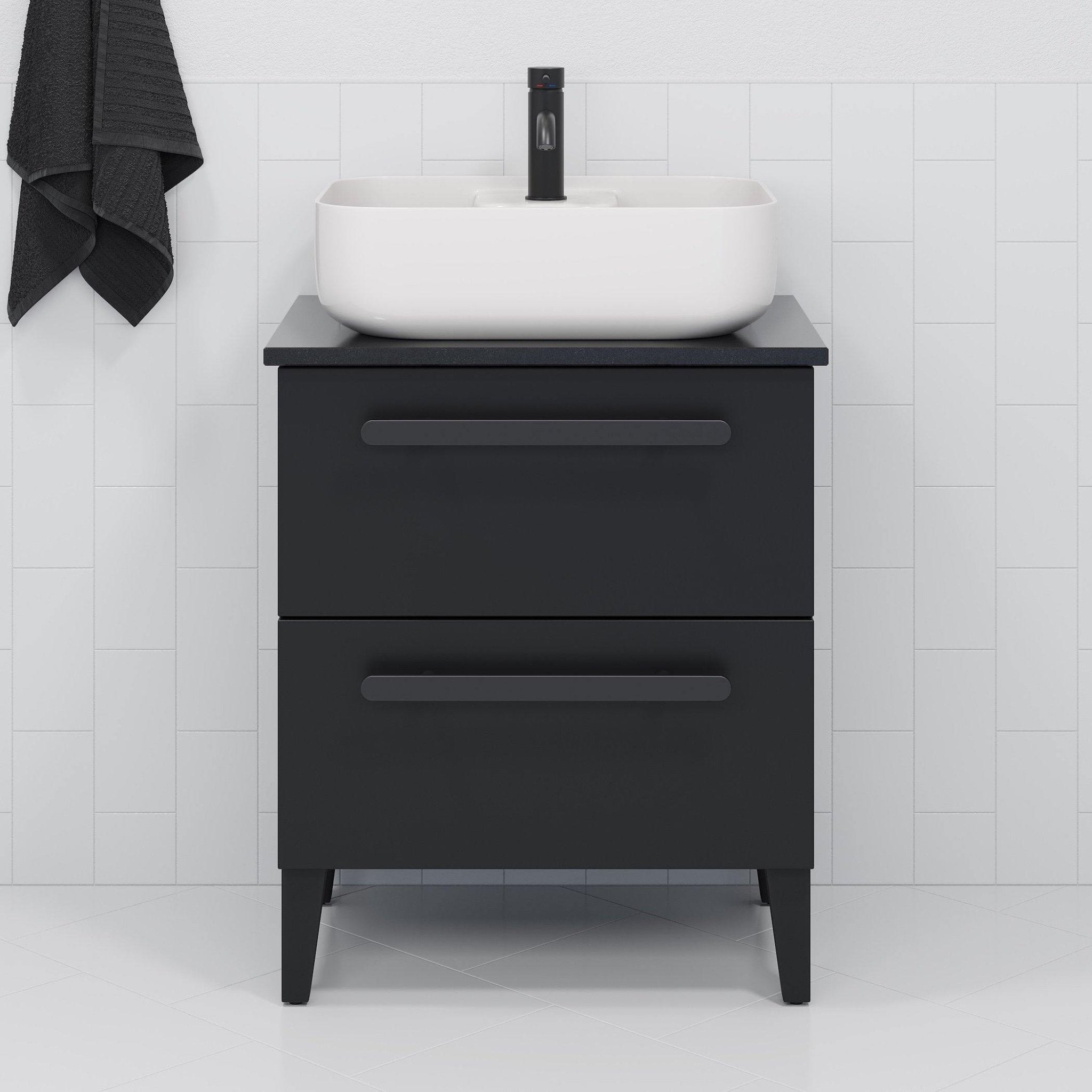 Valen Badrumsmöbel - Tvättställsskåp - BATH DELUXE - PRESTIGE - 70 - 060 - 07 - 02 - 40 - BATHDELUXE SWEDEN