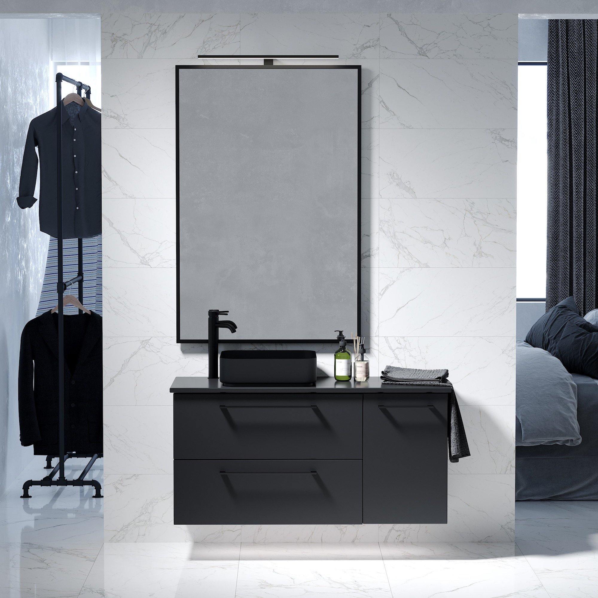 Valmen Badrumsmöbel - Tvättställsskåp - BATH DELUXE - PRESTIGE - 70 - 115 - 24 - 02 - 40 - BATHDELUXE SWEDEN