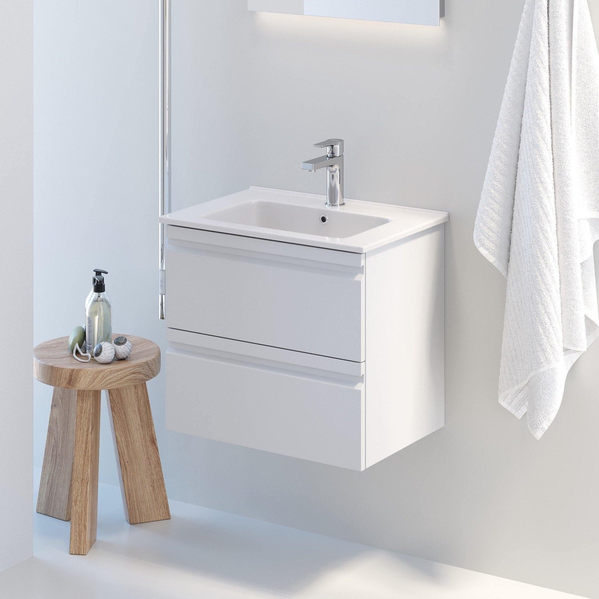 Vedø Badrumsmöbel m/LED - spegel - Tvättställsskåp - BATH DELUXE - EXCLUSIVE - 09 - 056 - 20 - 01 - 00 - BATHDELUXE SWEDEN