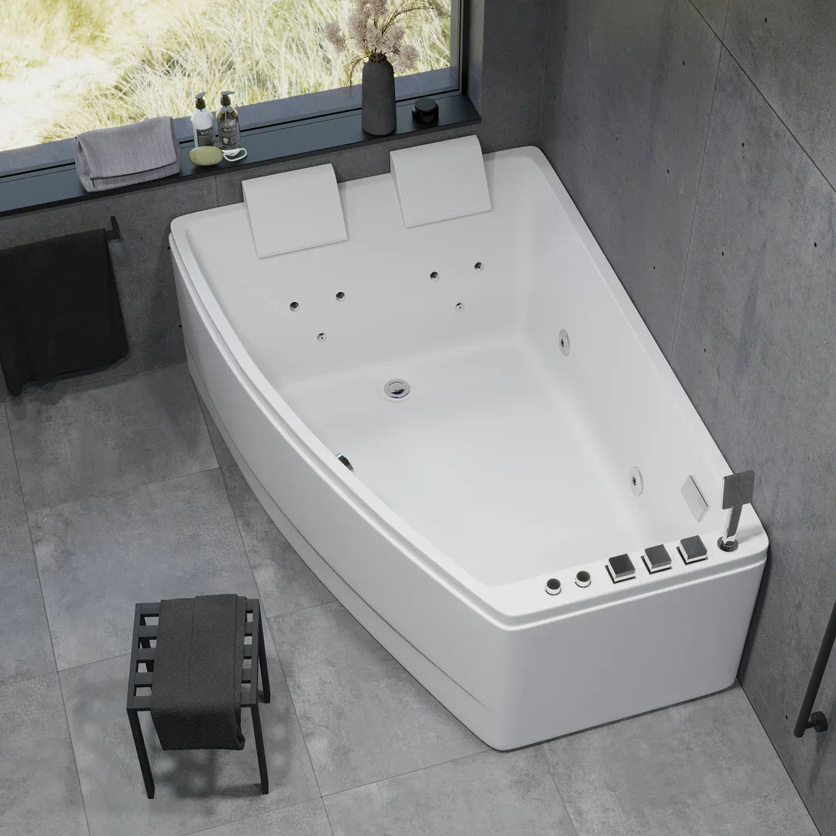 Vejlefjord Bubbelbadkar Hydro+Air - Bubbelbadkar - BATH DELUXE - EXCLUSIVE - 12 - 160 - 12 - 11 - 00 - BATHDELUXE SWEDEN